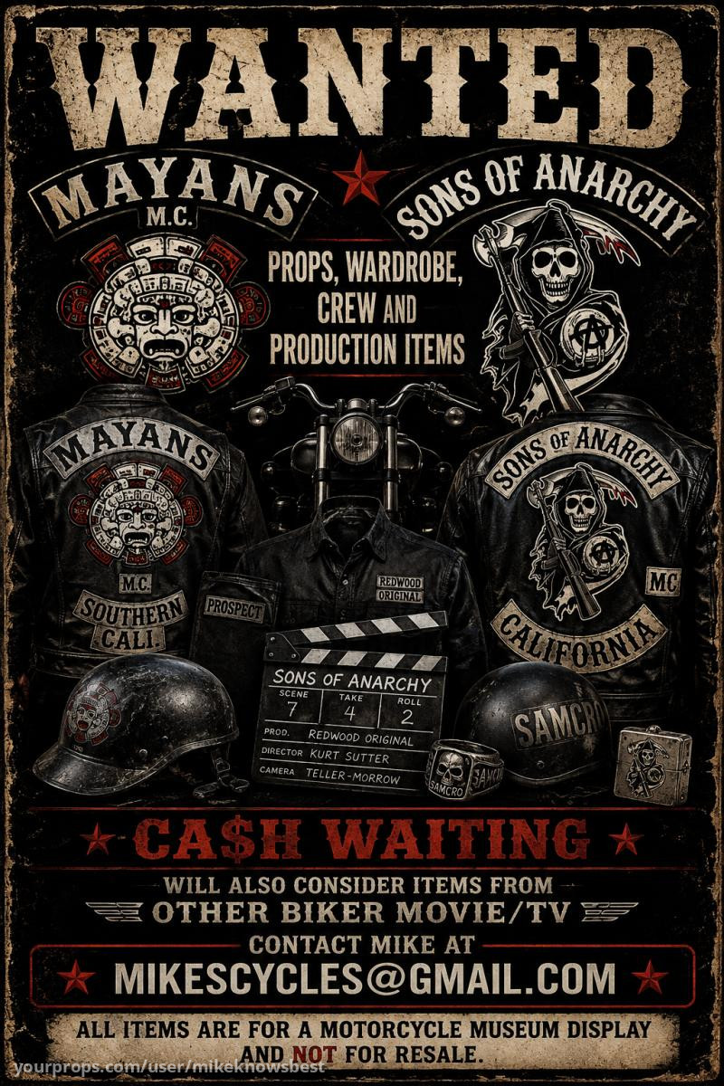 Reyes Butcher Shop Mirror & Calendar – Mayans M.C. (2018) – image 3