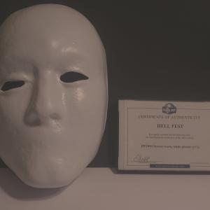 "The Other" Screen Worn White Plastic Mask – Hell Fest (2018)
