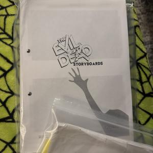 Full set of original production used story boards – Evil Dead (2013)