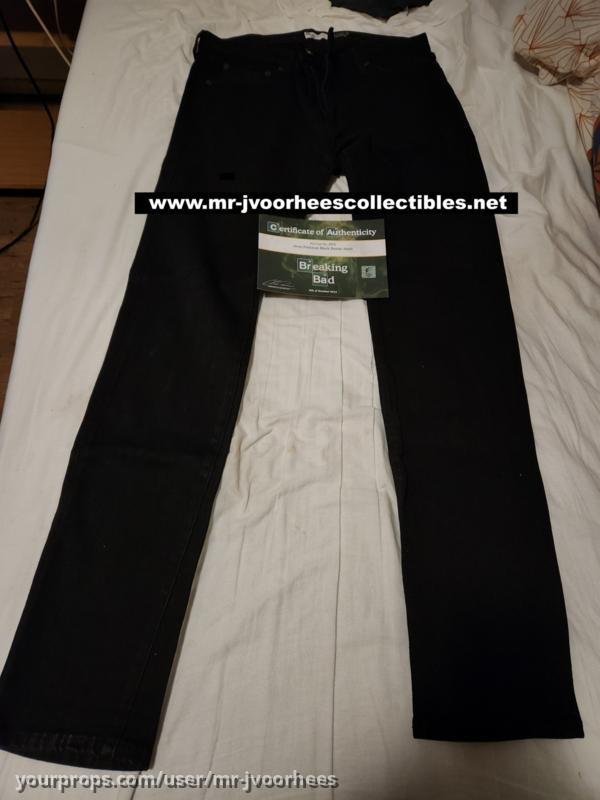 Breaking Bad Jesse Pinkman Black Denim Jeans Movie Prop – Breaking Bad (2008) – image 1