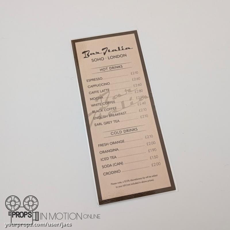 Bar italia menu – Back to Black (2024) – image 1