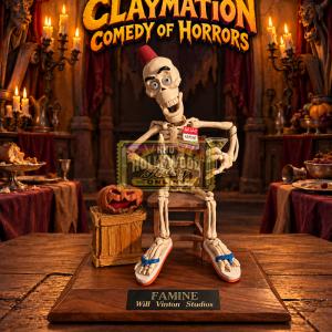 Famine Skeleton Puppet – Claymation Comedy of Horrors (1991)