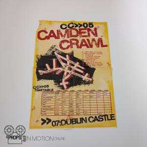 Dublin Castle Camden Crawl Poster – Back to Black (2024)