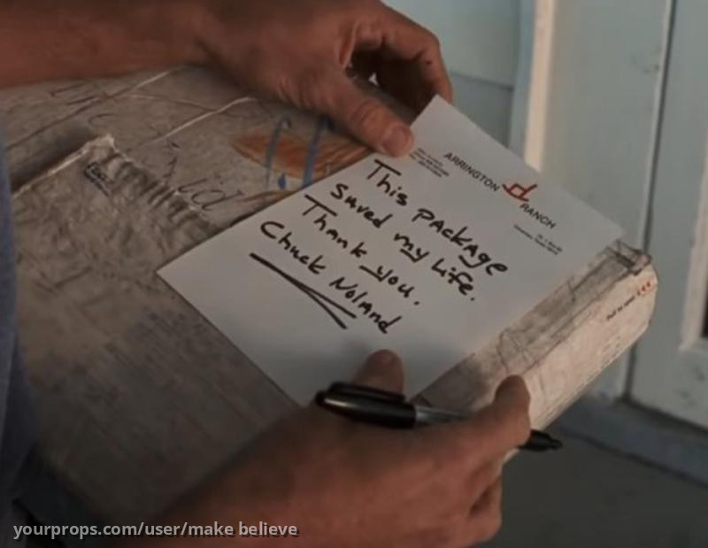 Chuck Noland note – Cast Away (2000) – image 3