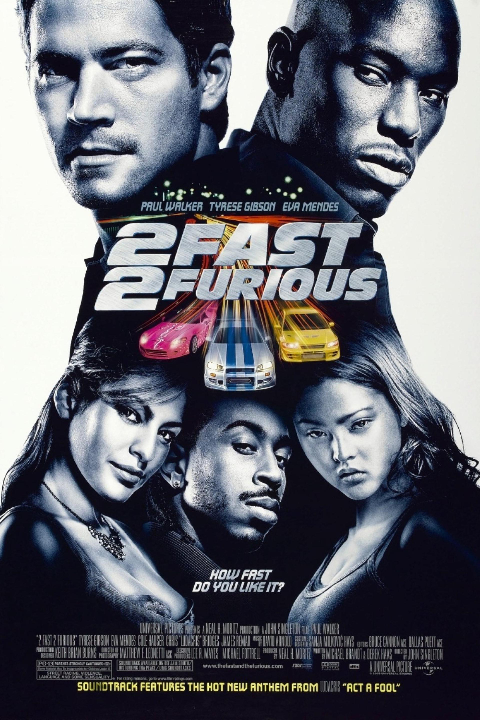 2 Fast 2 Furious (2003) poster