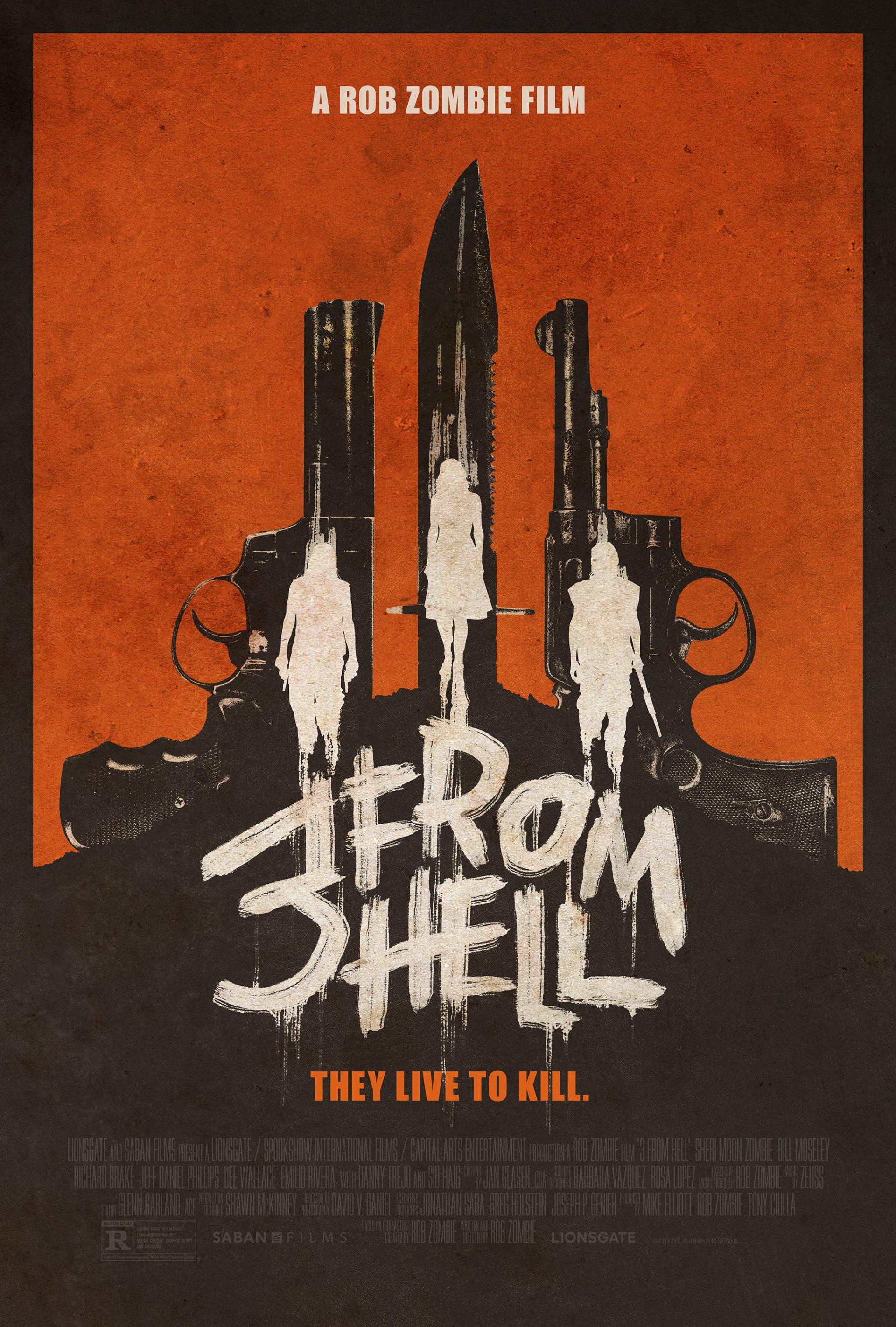 3 from Hell (2019) poster