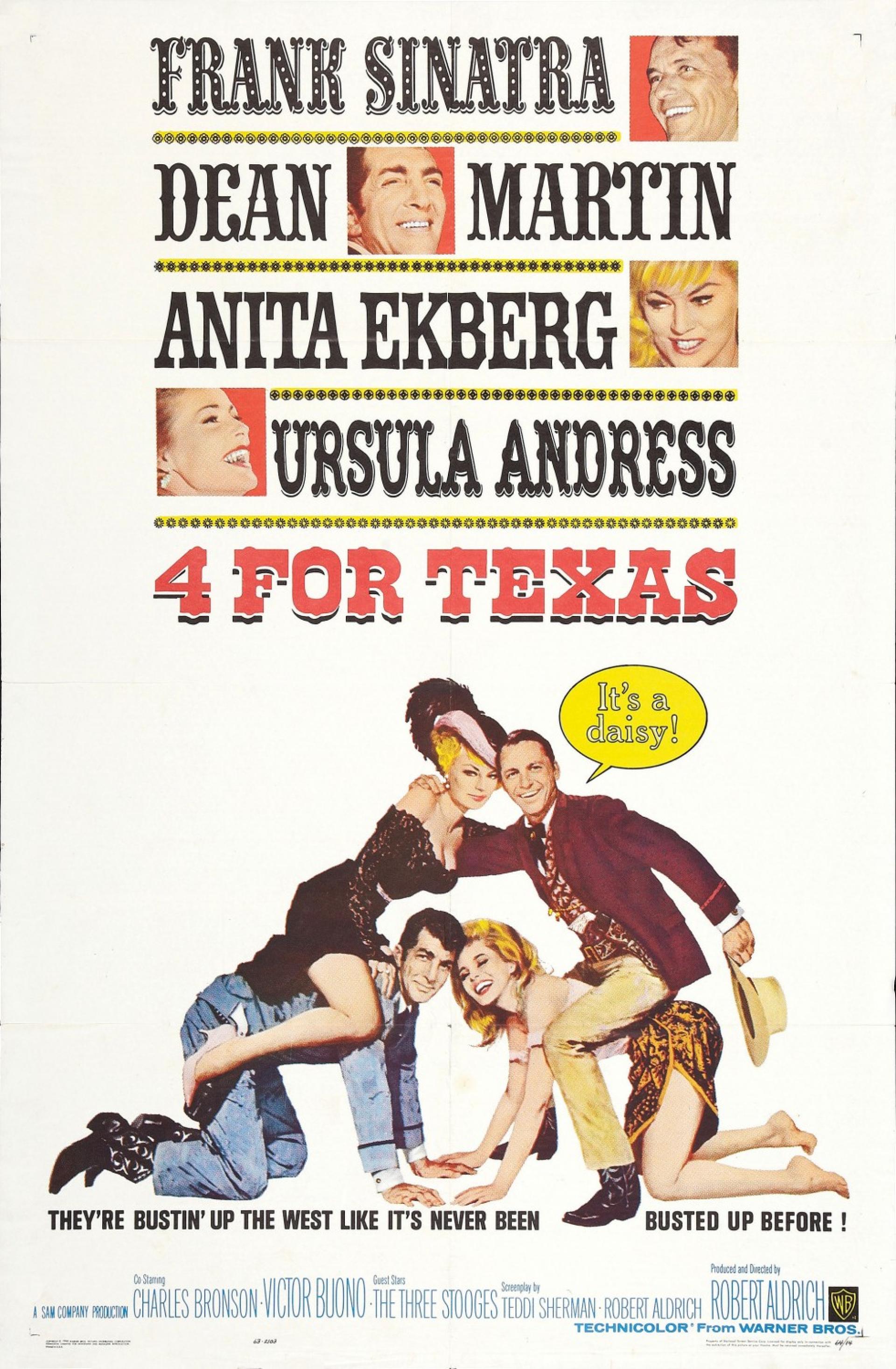 4 for Texas (1963) poster