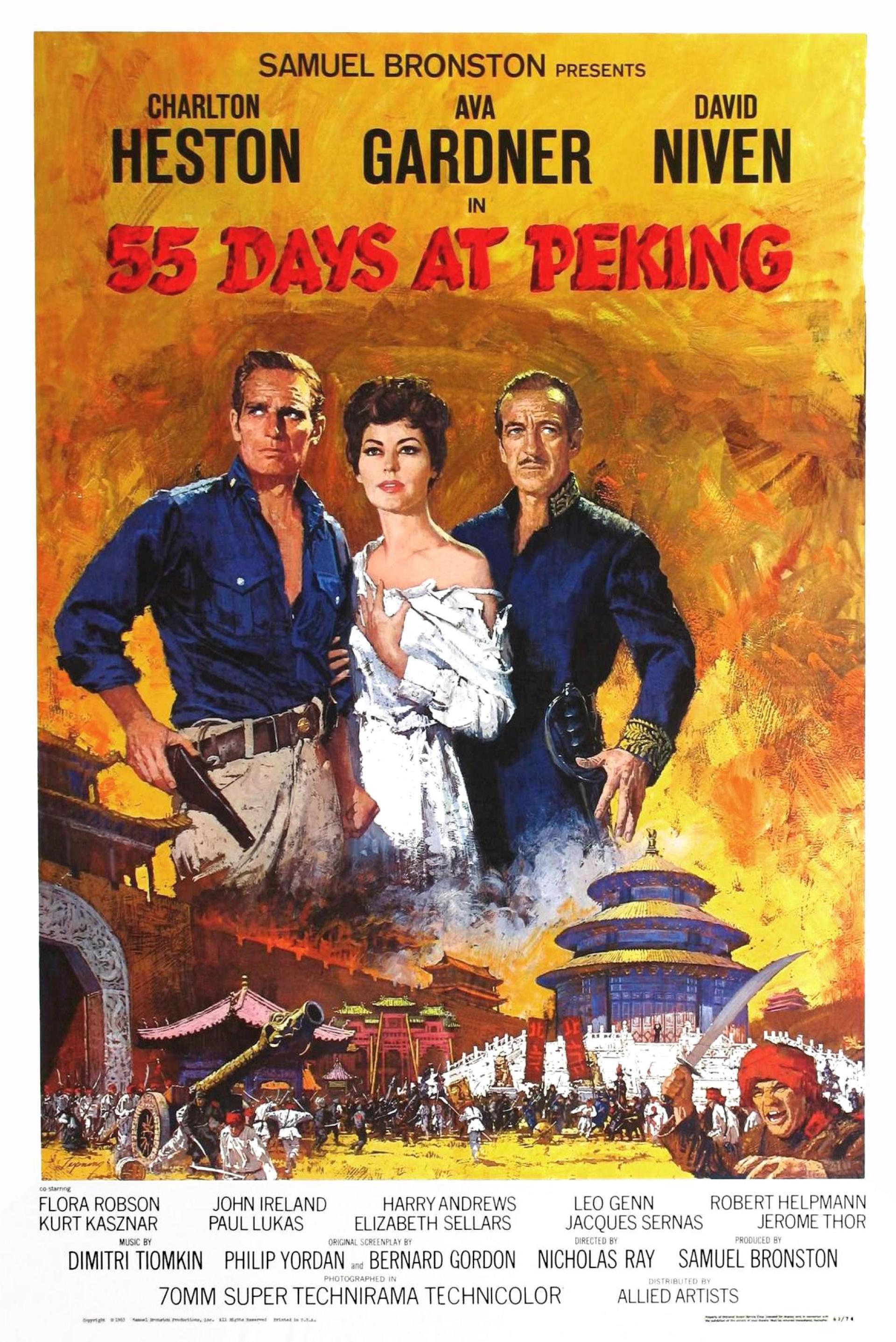 55 Days at Peking (1963) poster