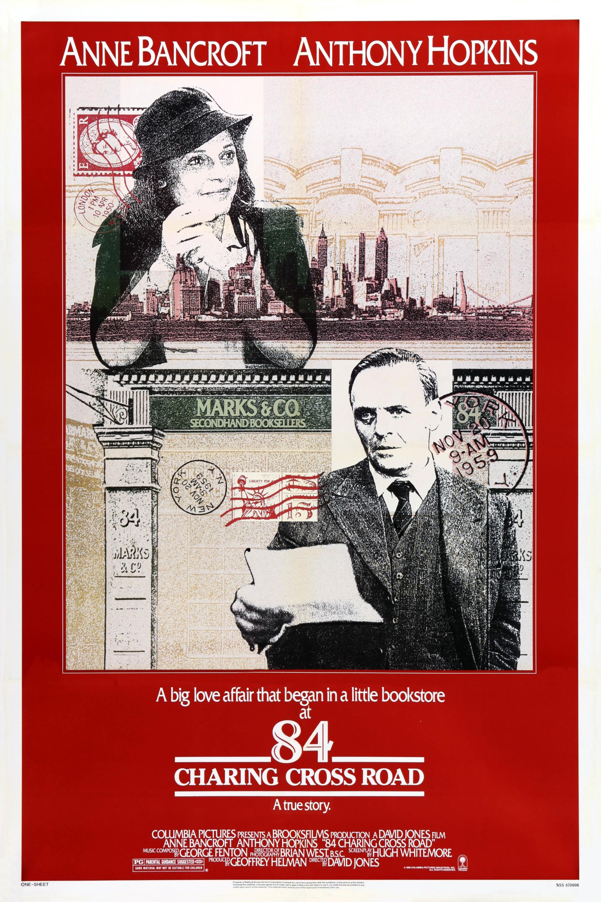 84 Charing Cross Road (1987) poster