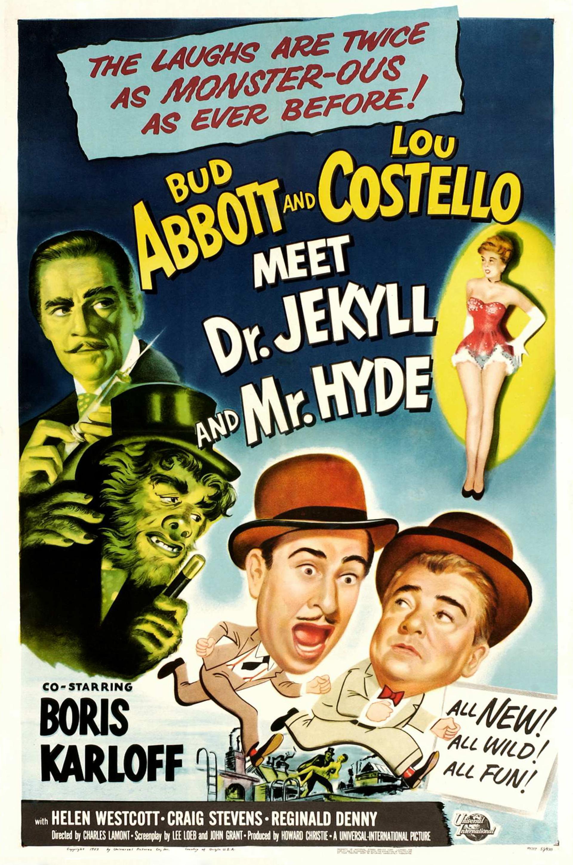 Abbott and Costello Meet Dr. Jekyll and Mr. Hyde (1953) poster