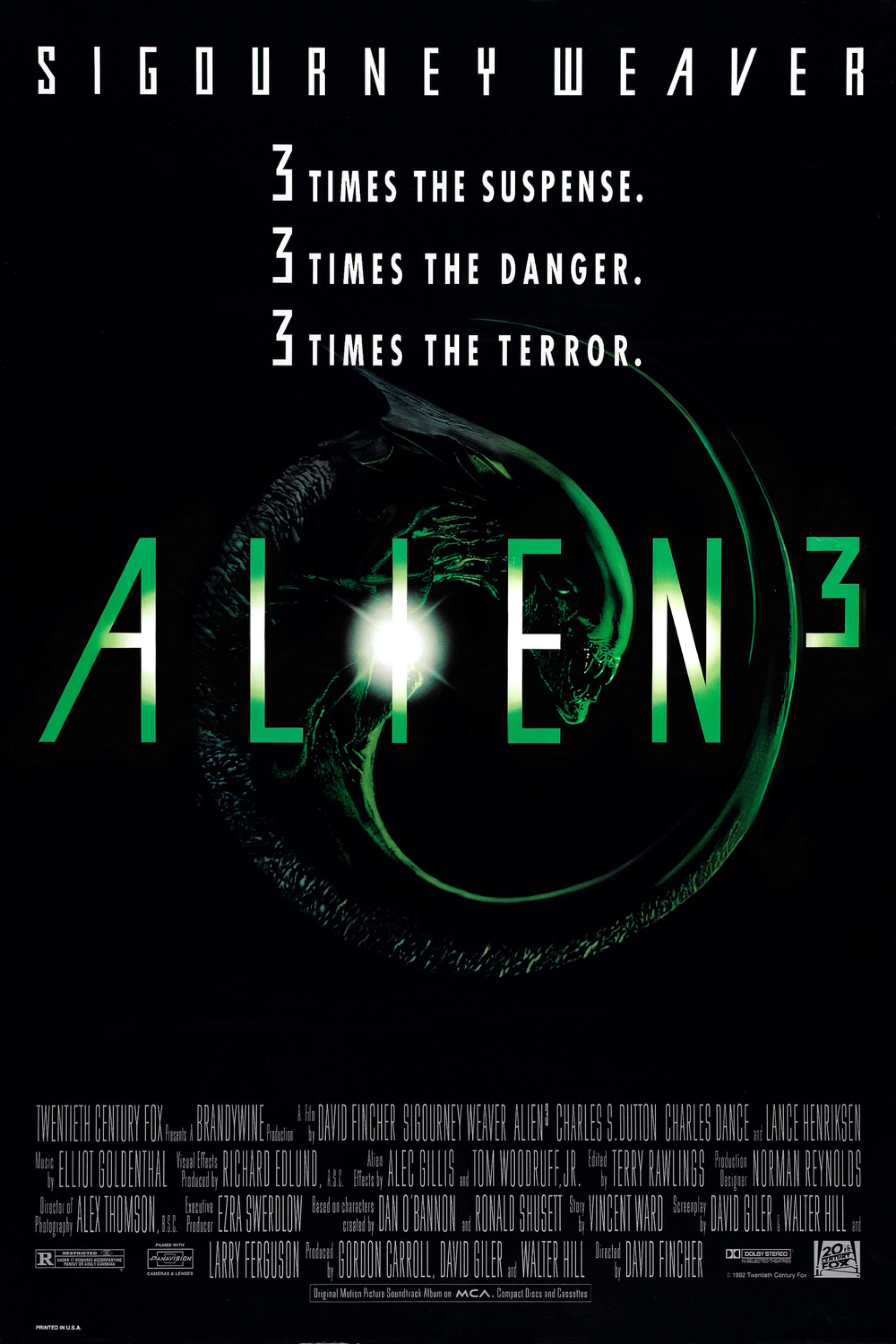Alien³ (1992) poster