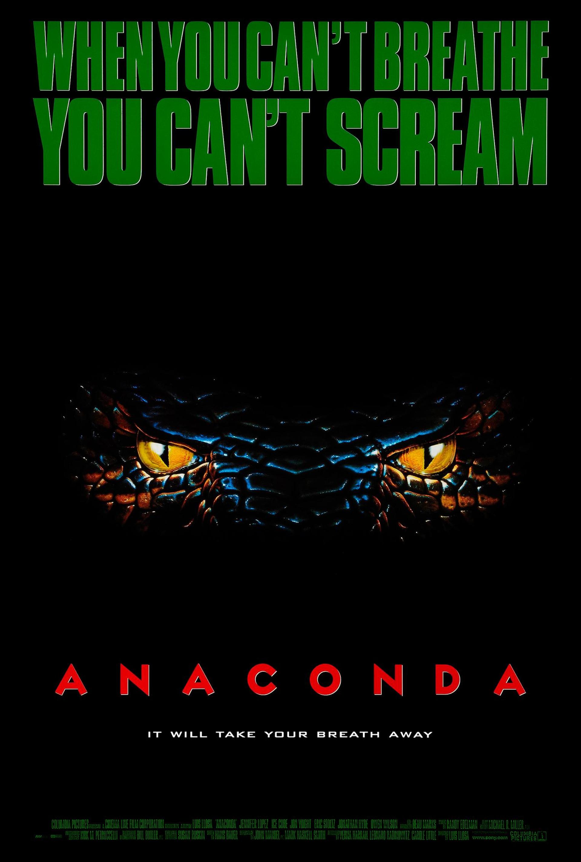 Anaconda (1997) poster