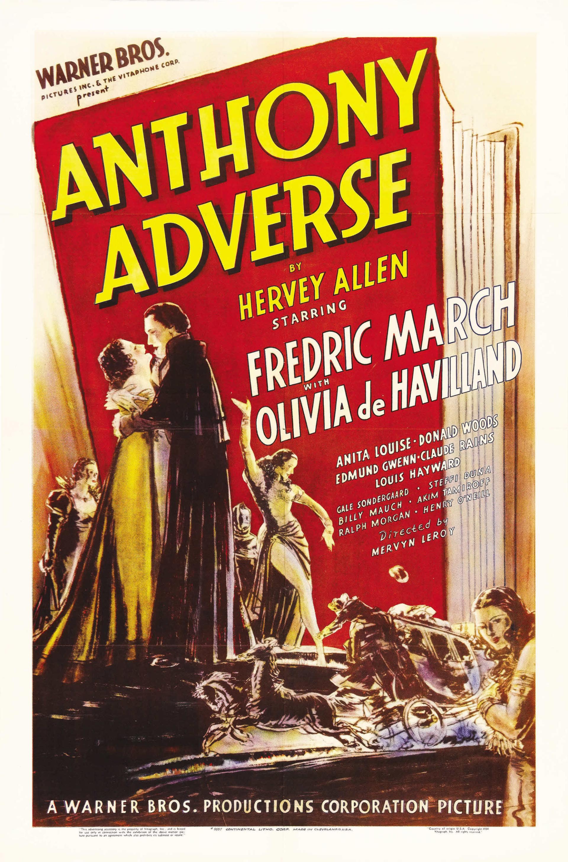 Anthony Adverse (1936) poster