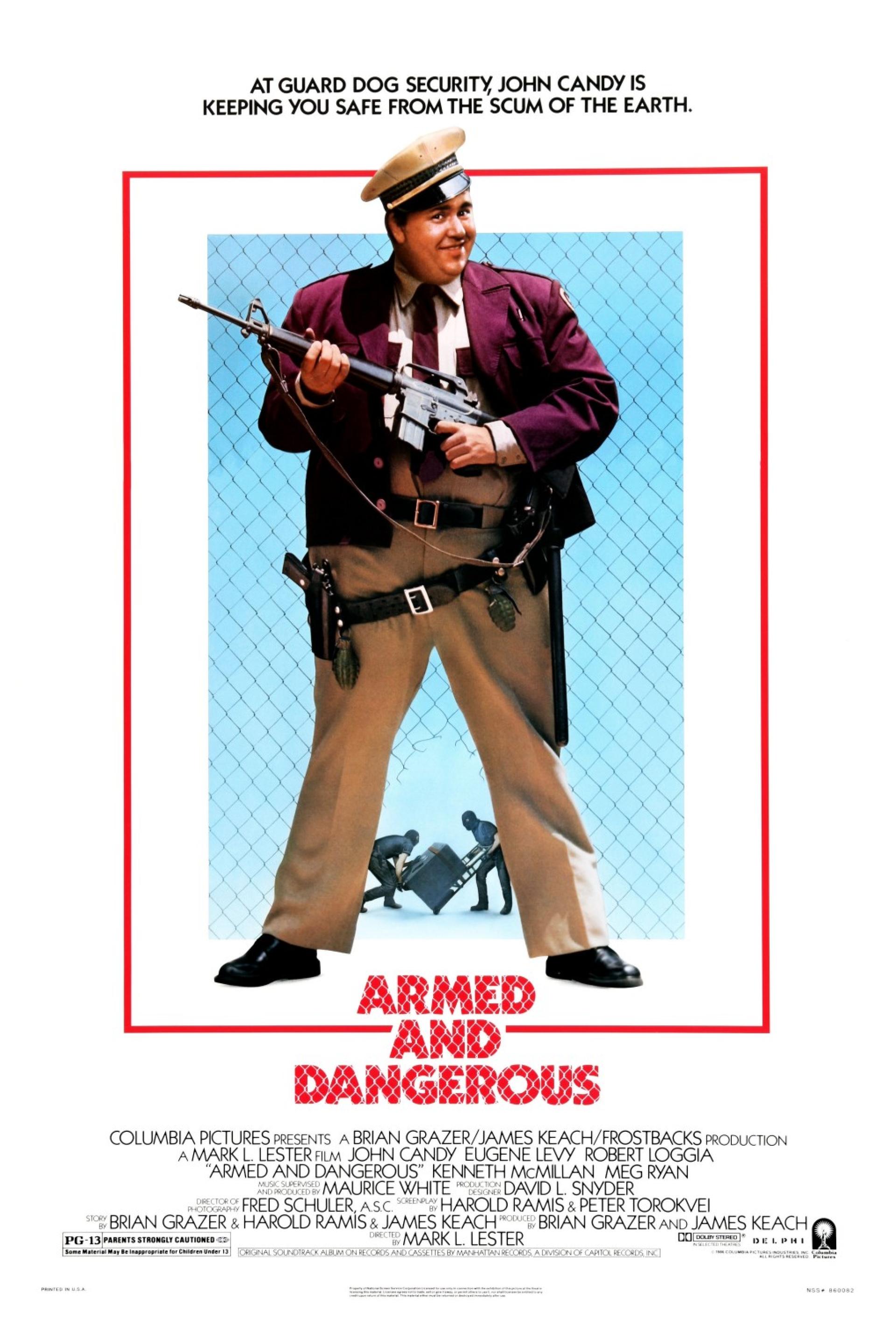Armed and Dangerous (1986) poster