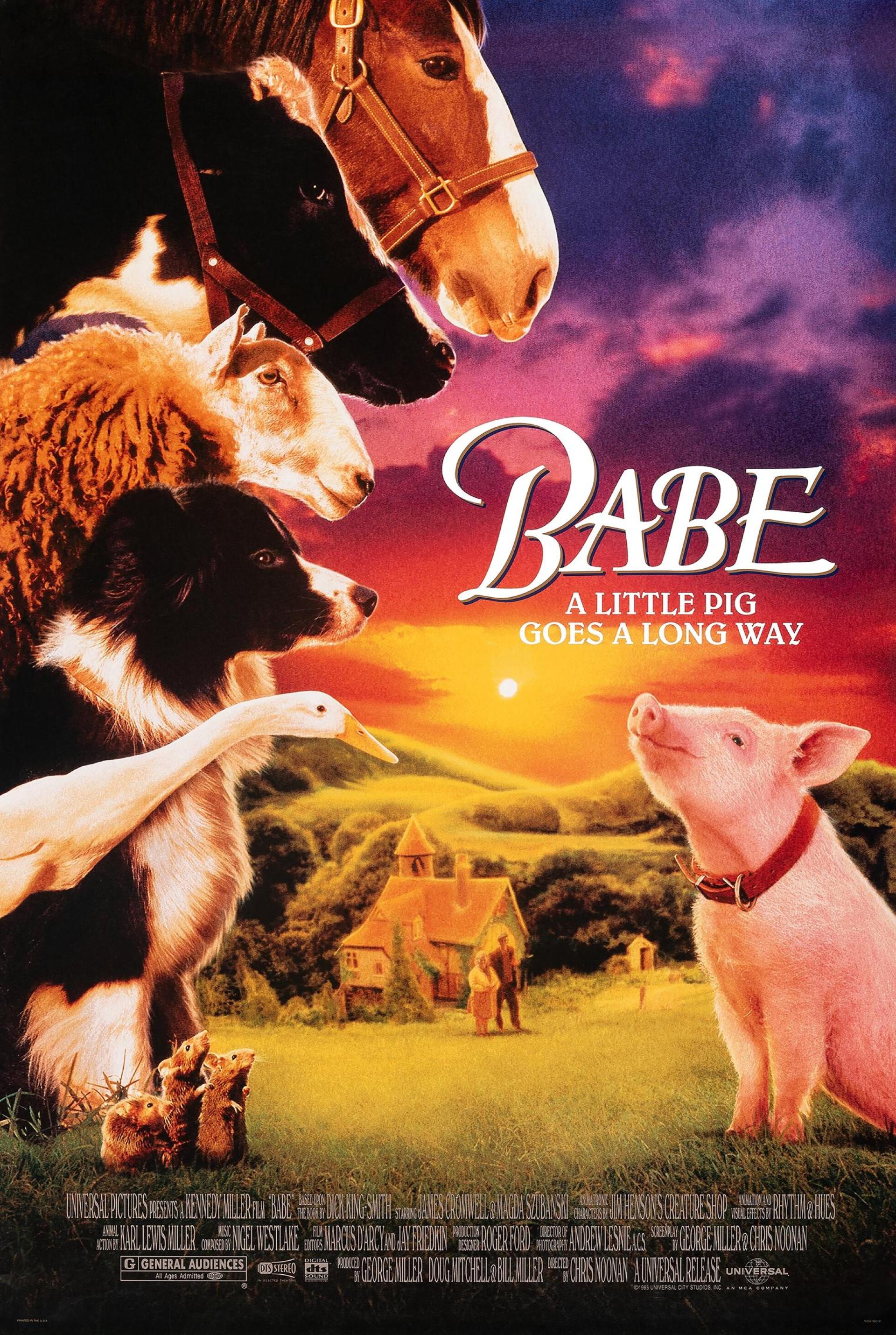 Babe (1995) poster