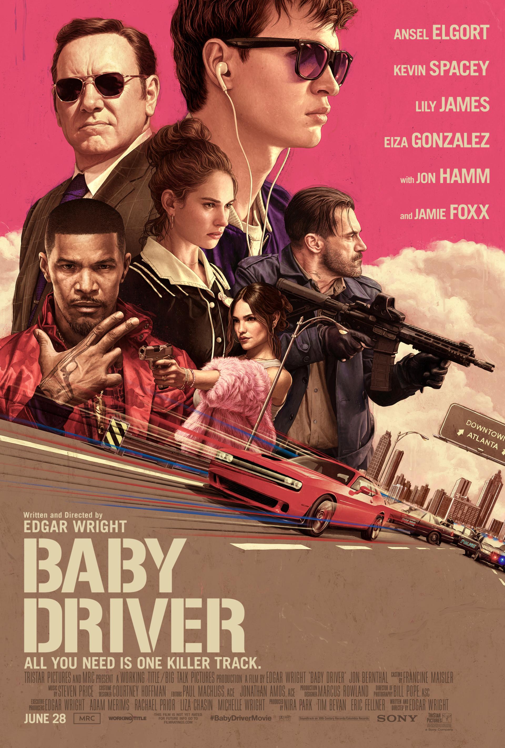 Baby Driver (2017) poster
