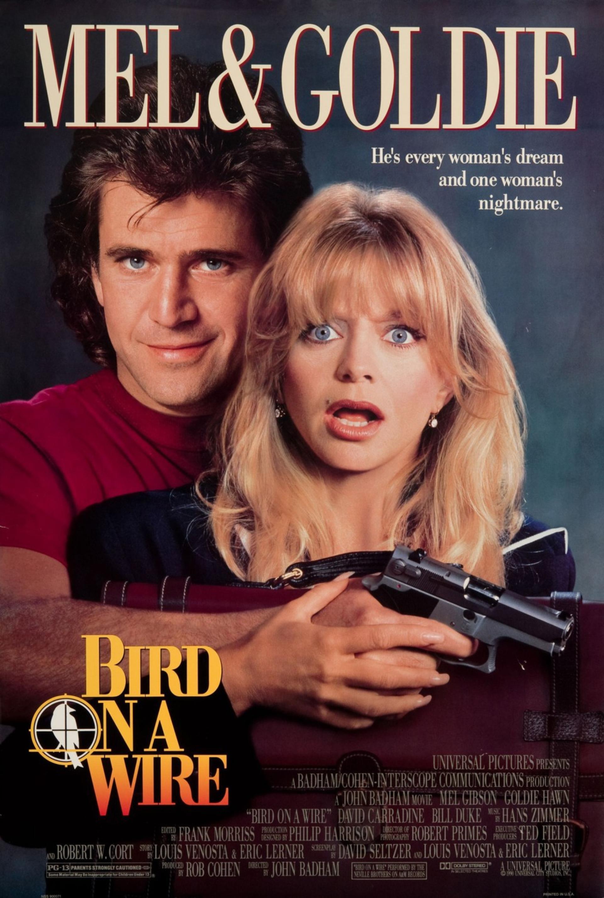 Bird on a Wire (1990) poster