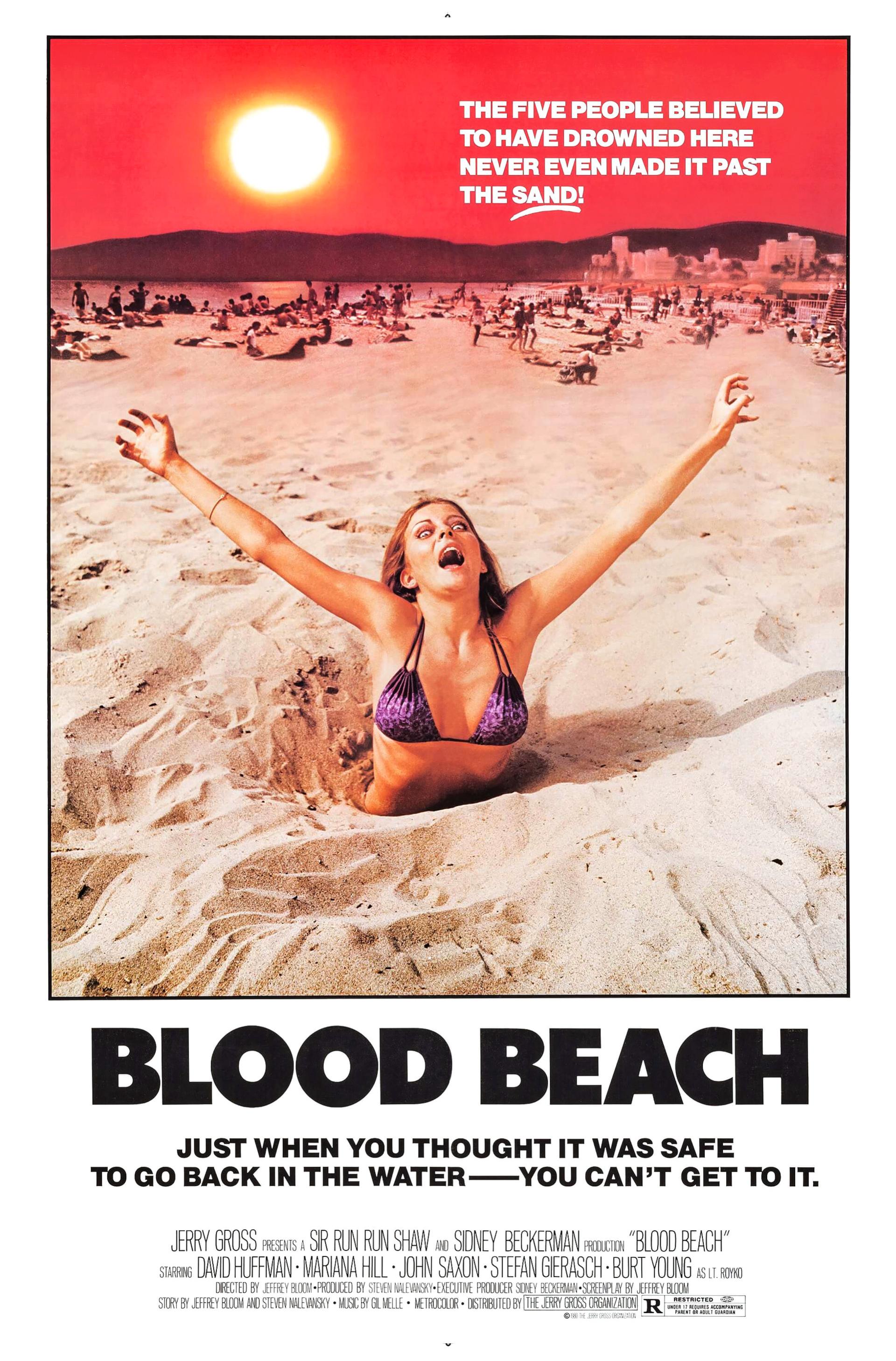 Blood Beach (1980) poster