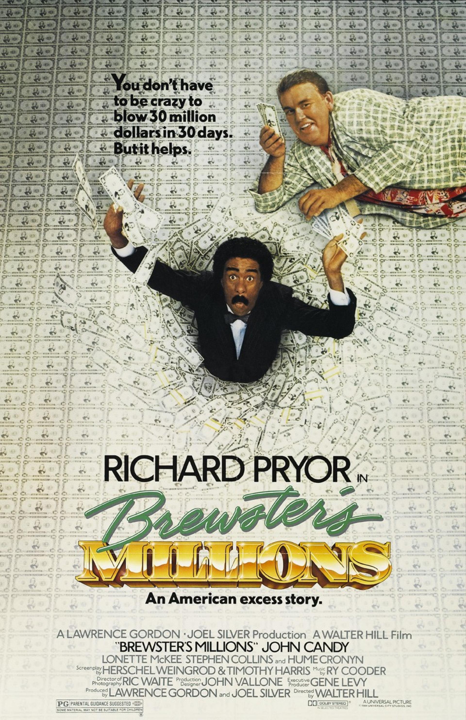 Brewster's Millions (1985) poster
