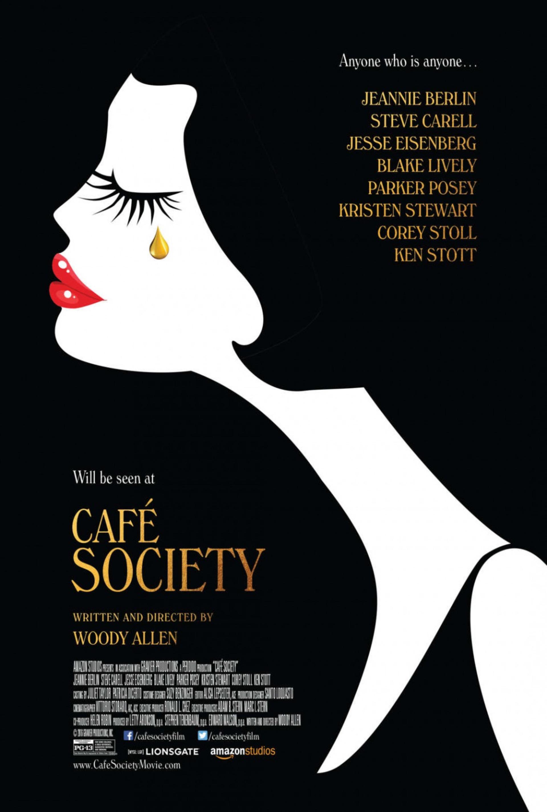 Café Society (2016) poster