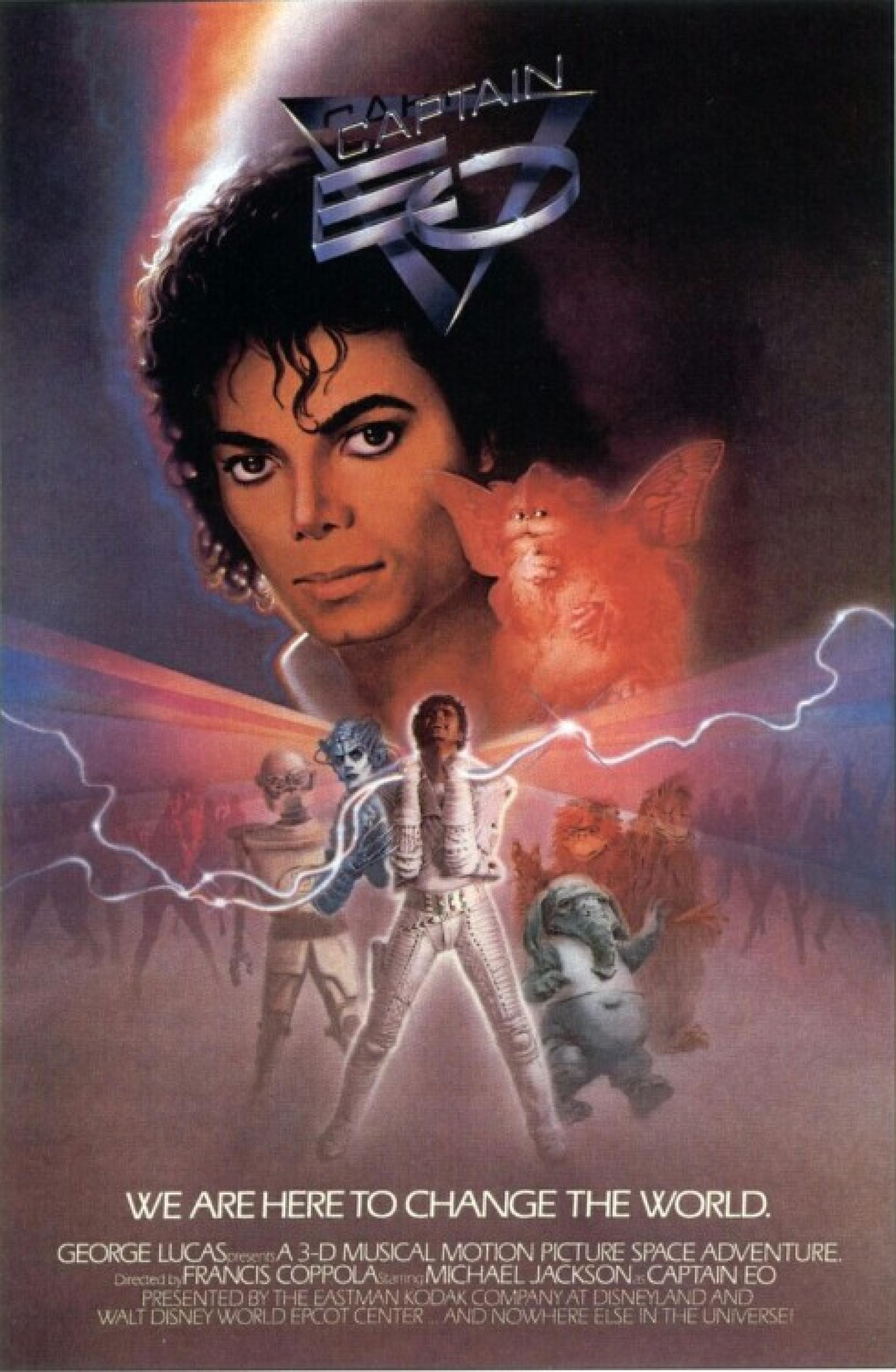 Captain EO (1986) poster