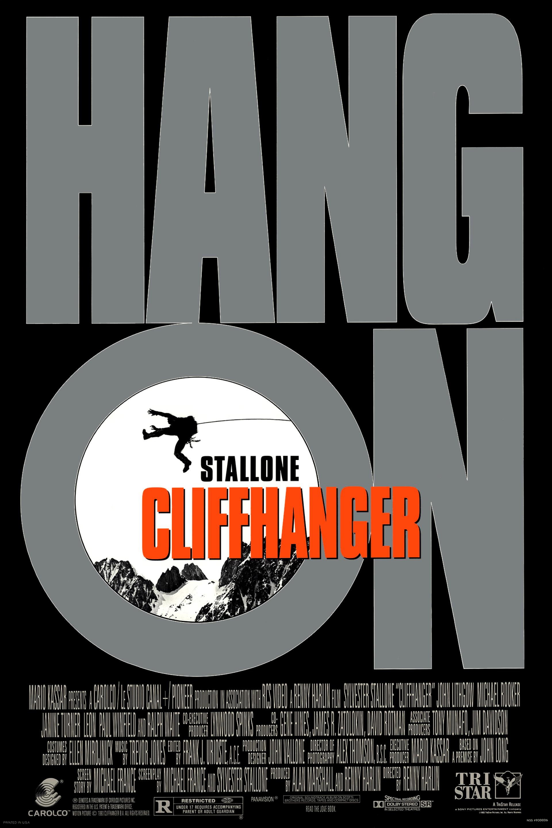 Cliffhanger (1993) poster