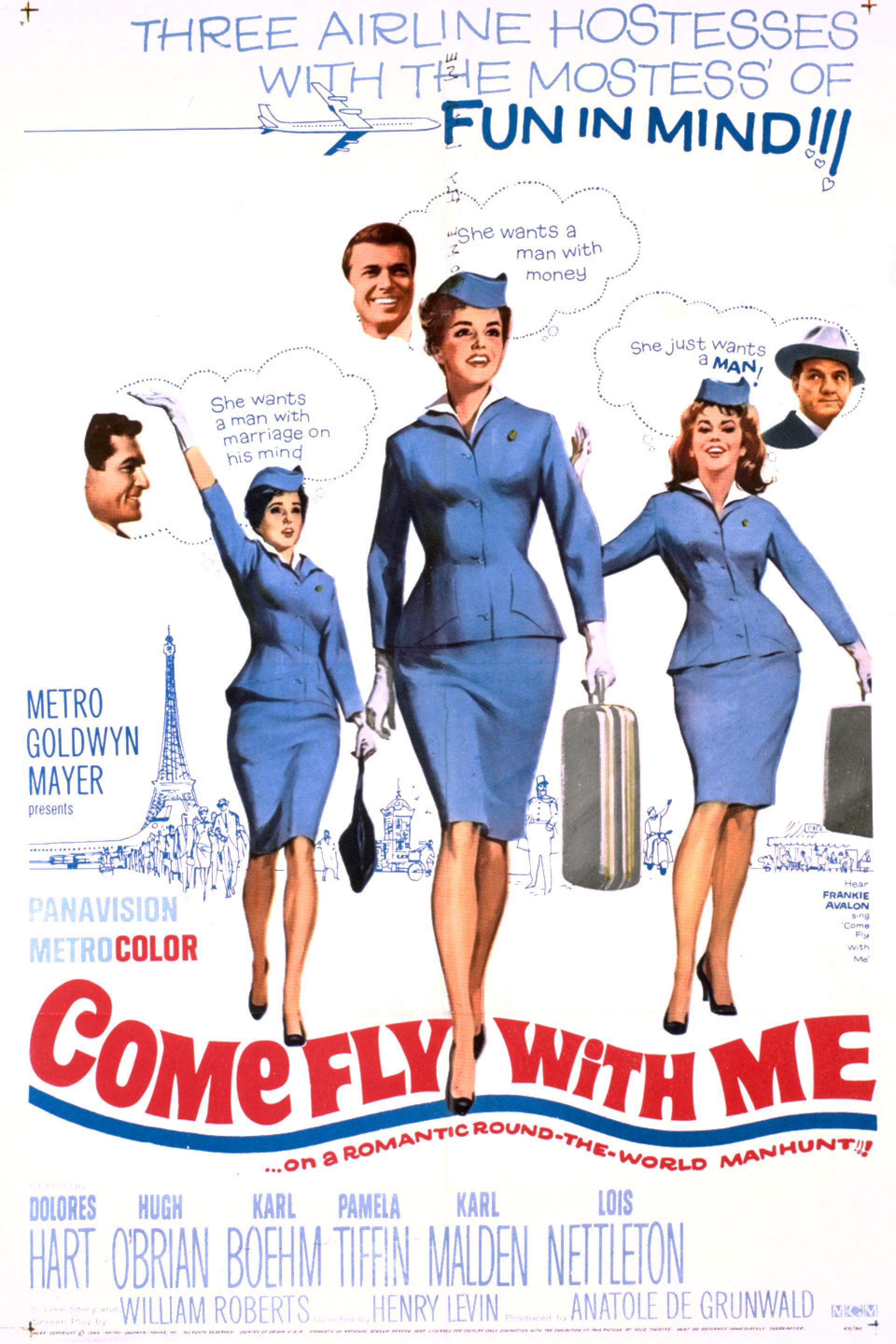 Come Fly with Me (1963) poster