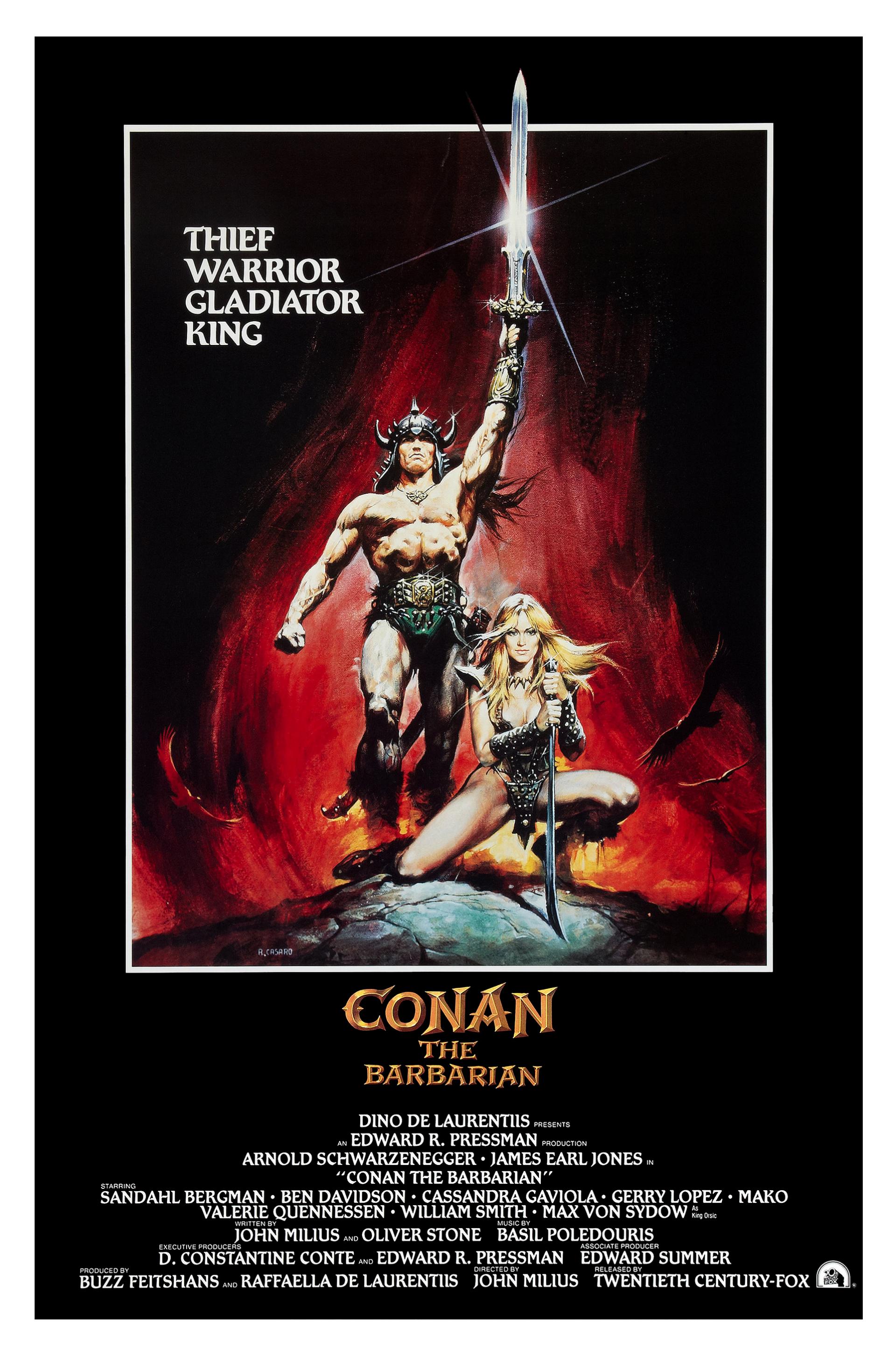 Conan the Barbarian (1982) poster