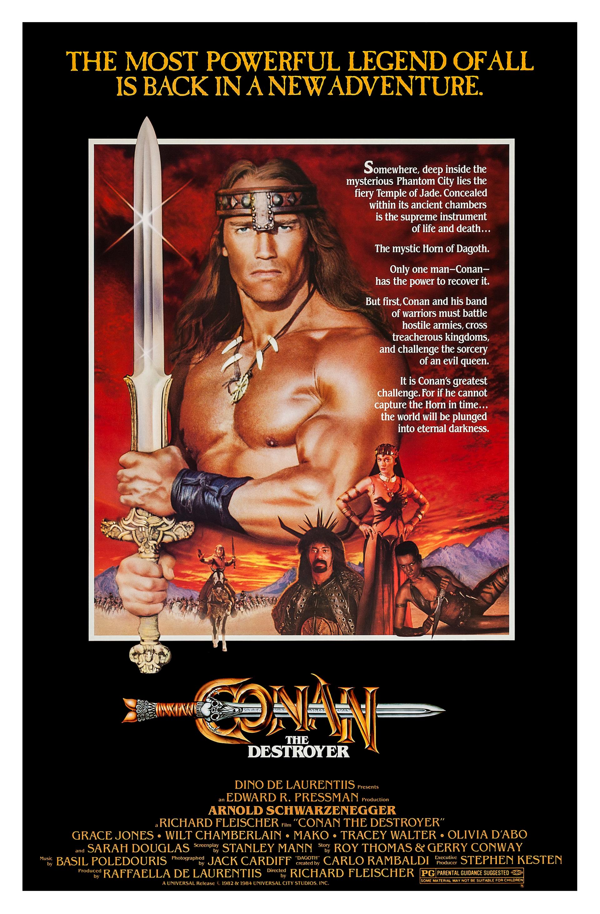 Conan the Destroyer (1984) poster