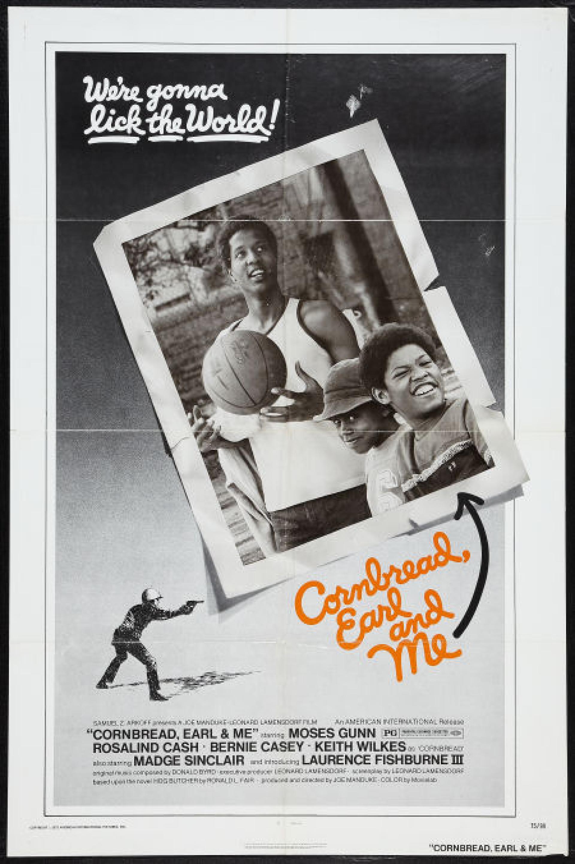 Cornbread, Earl and Me (1975) poster