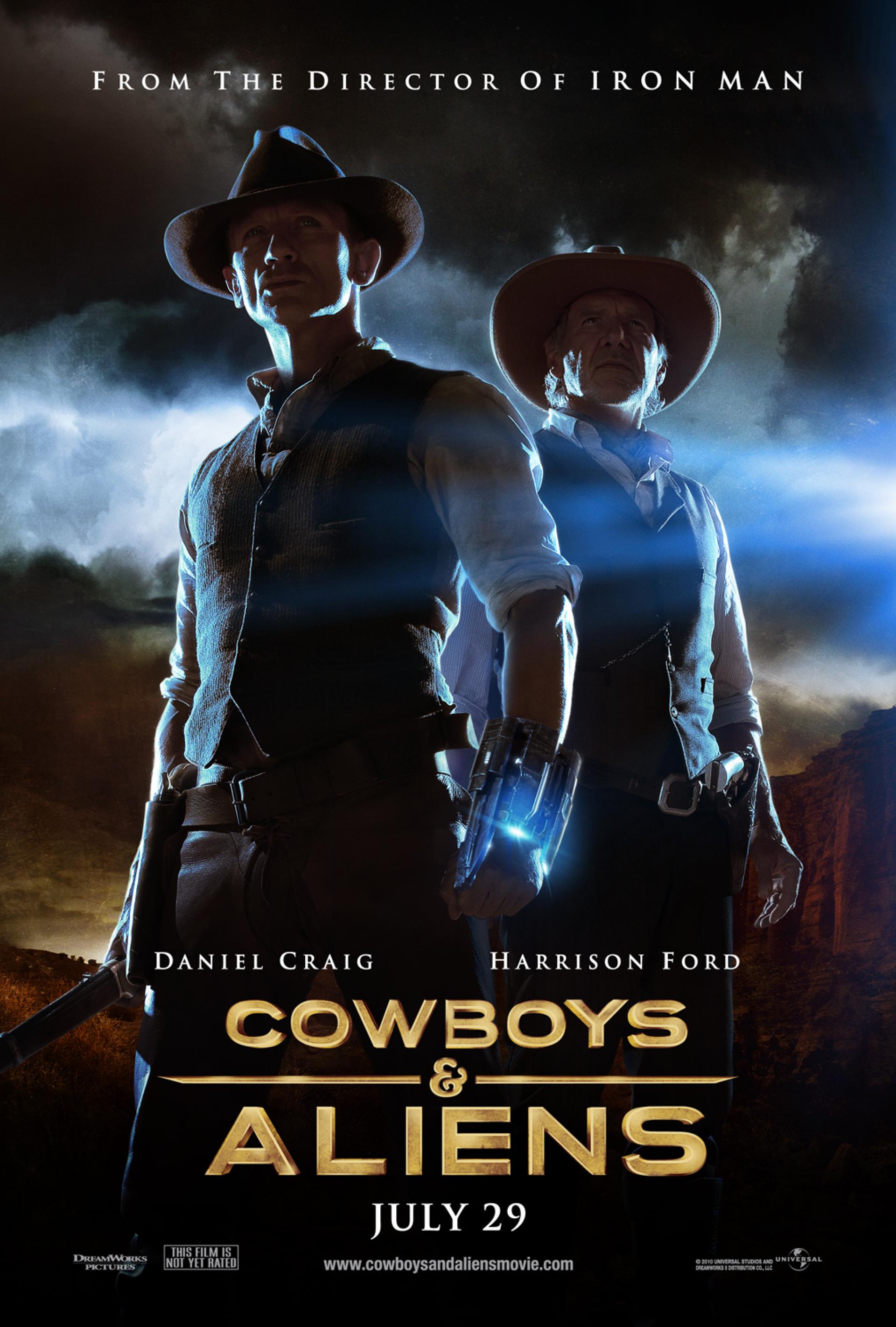 Cowboys & Aliens (2011) poster