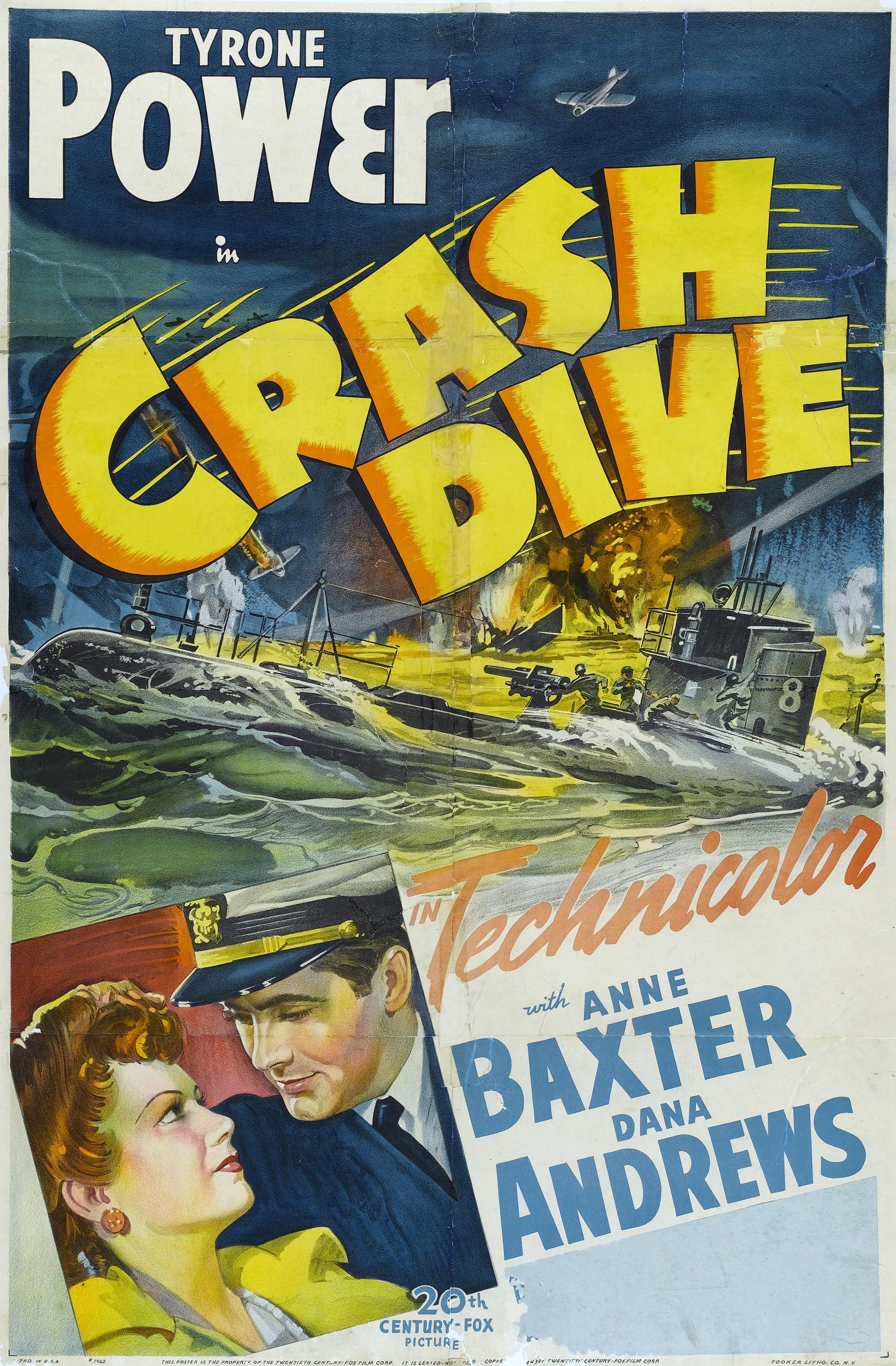 Crash Dive (1943) poster