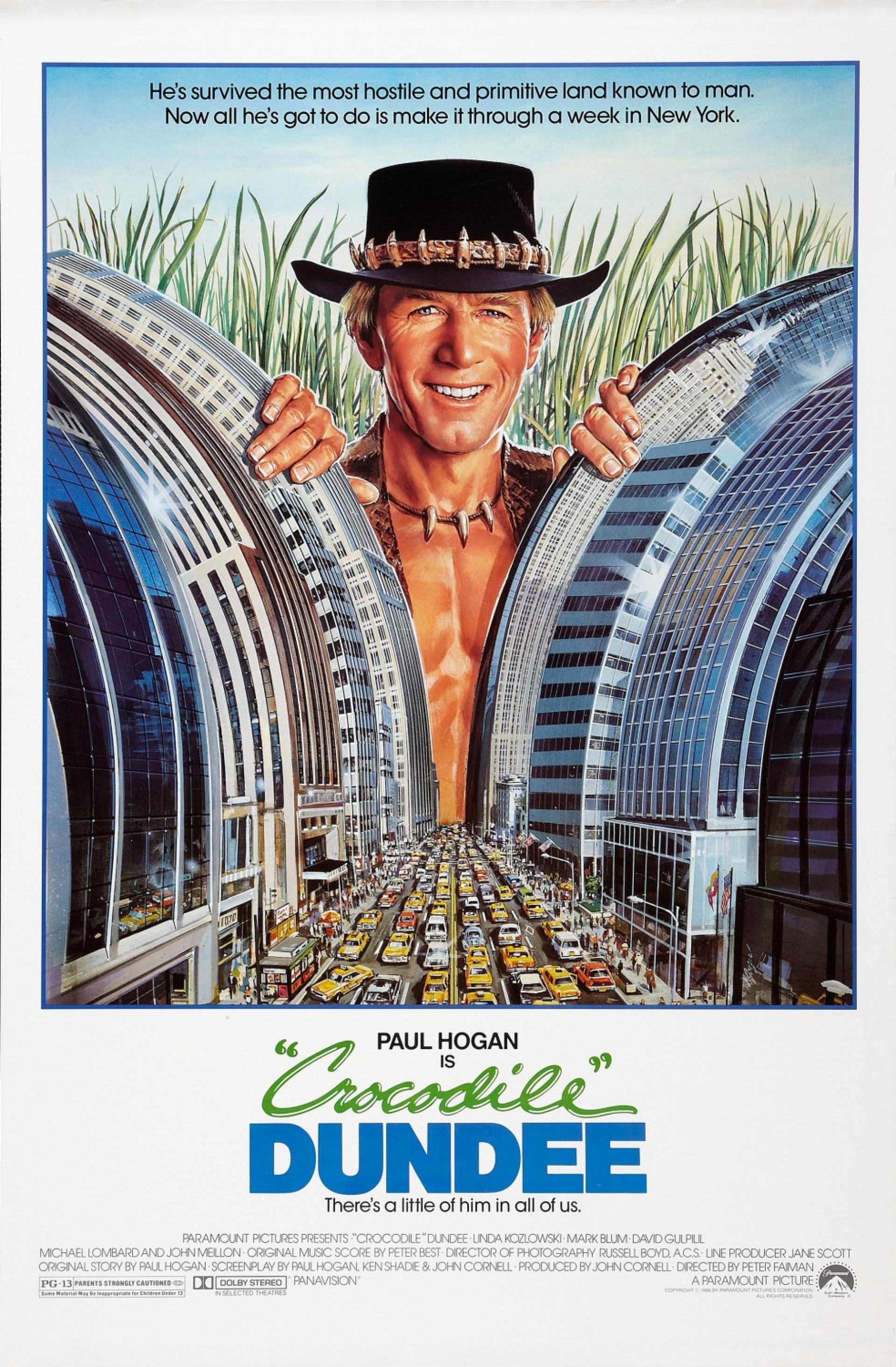 Crocodile Dundee (1986) poster