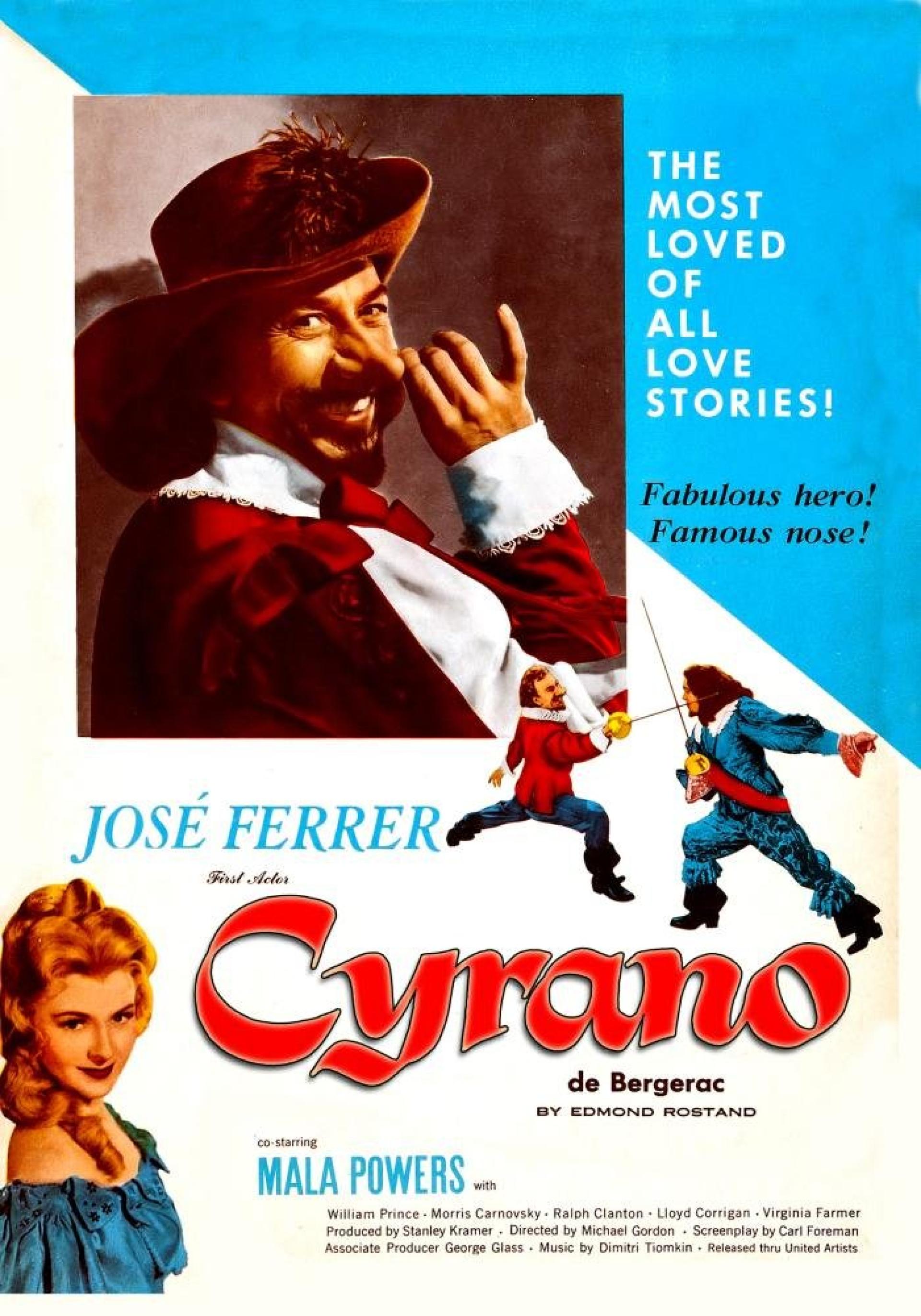 Cyrano de Bergerac (1950) poster