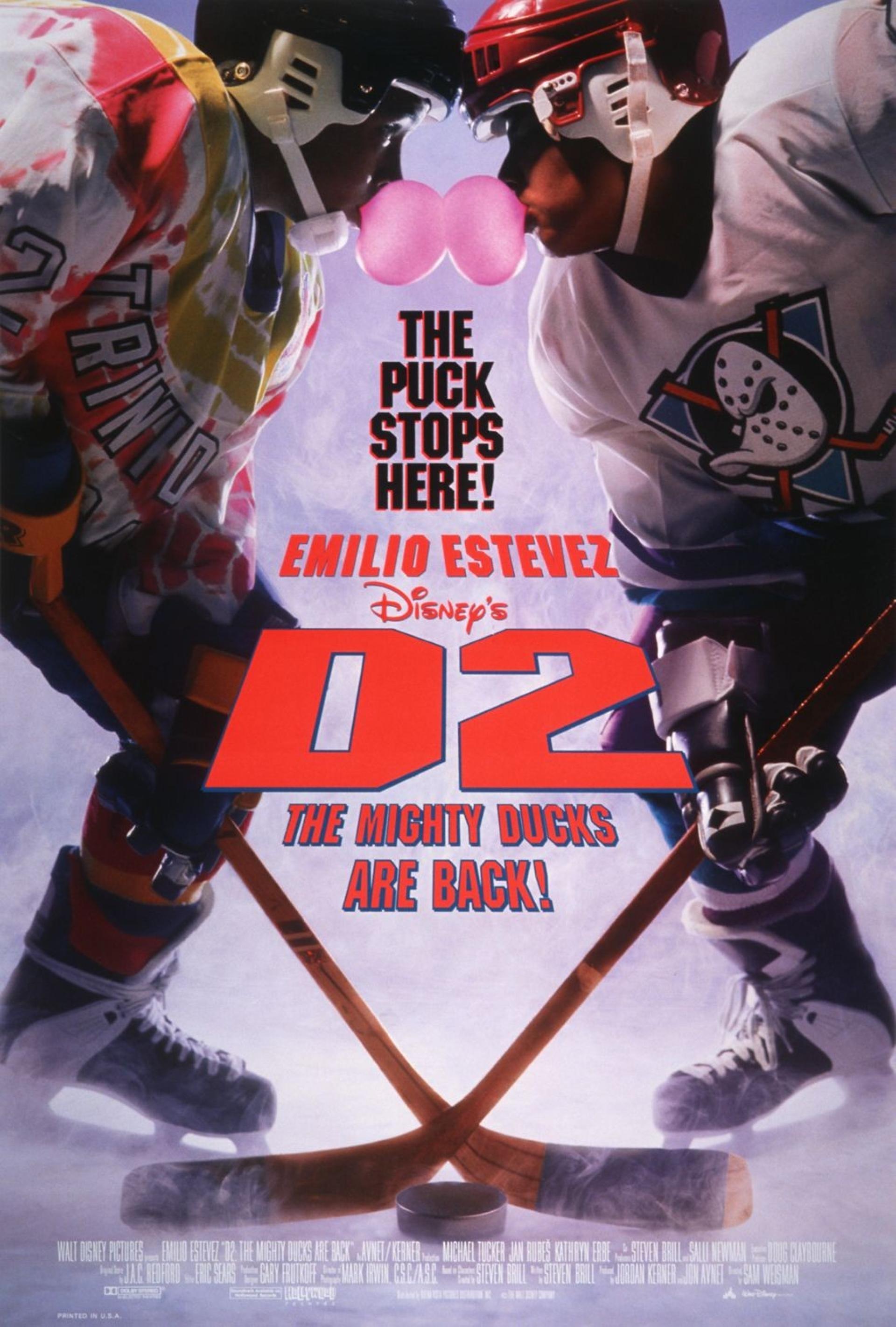 D2: The Mighty Ducks (1994) poster