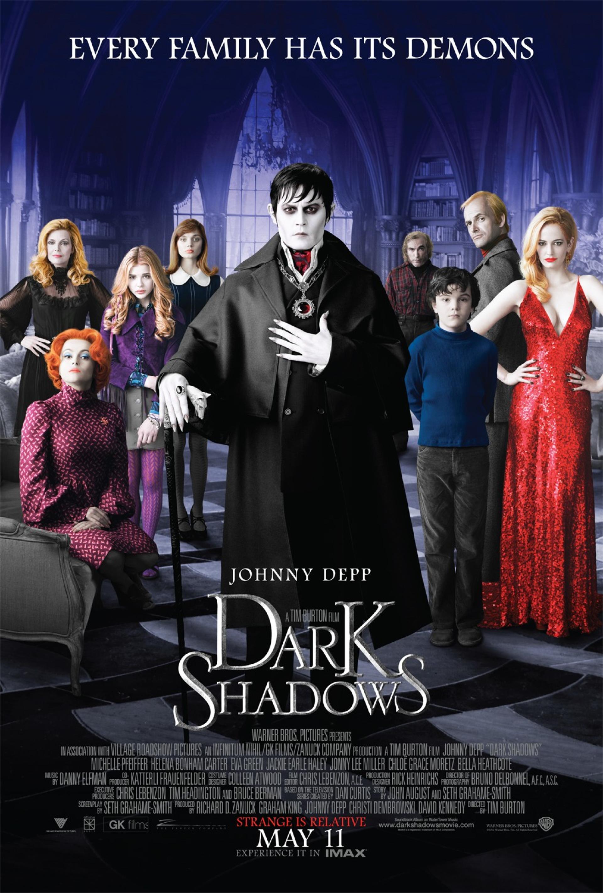 Dark Shadows (2012) poster