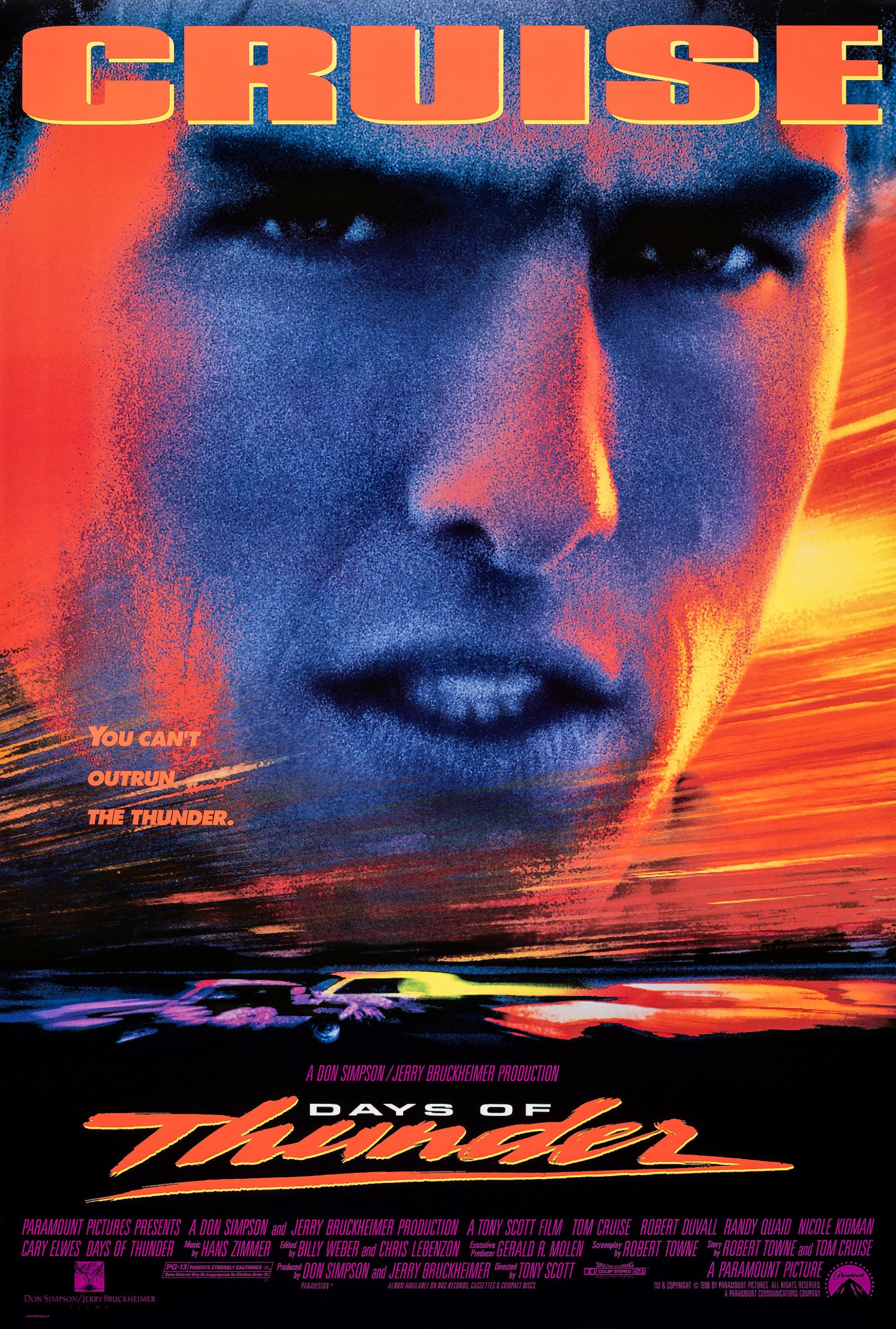 Days of Thunder (1990) poster