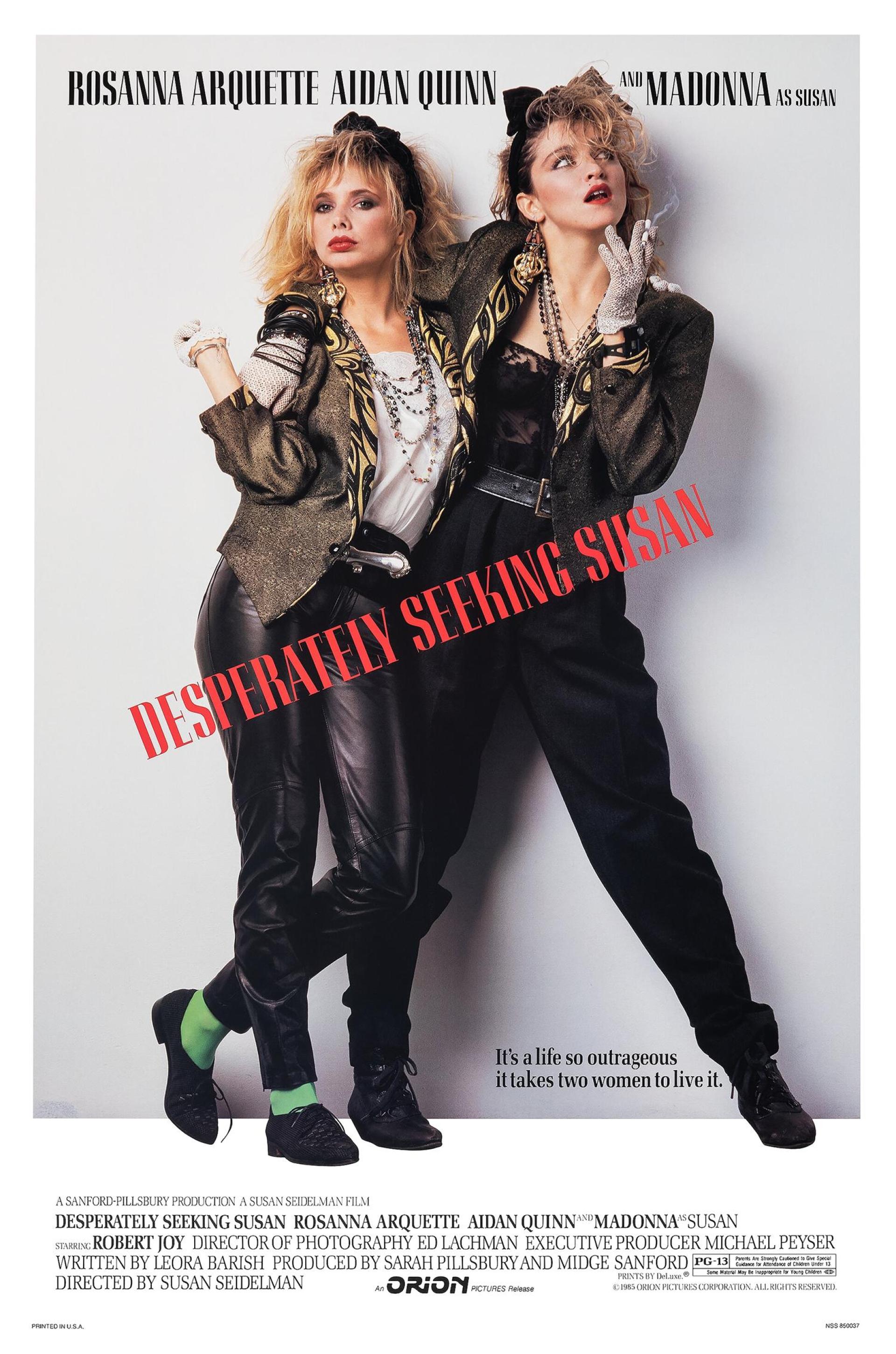 Desperately Seeking Susan (1985) poster