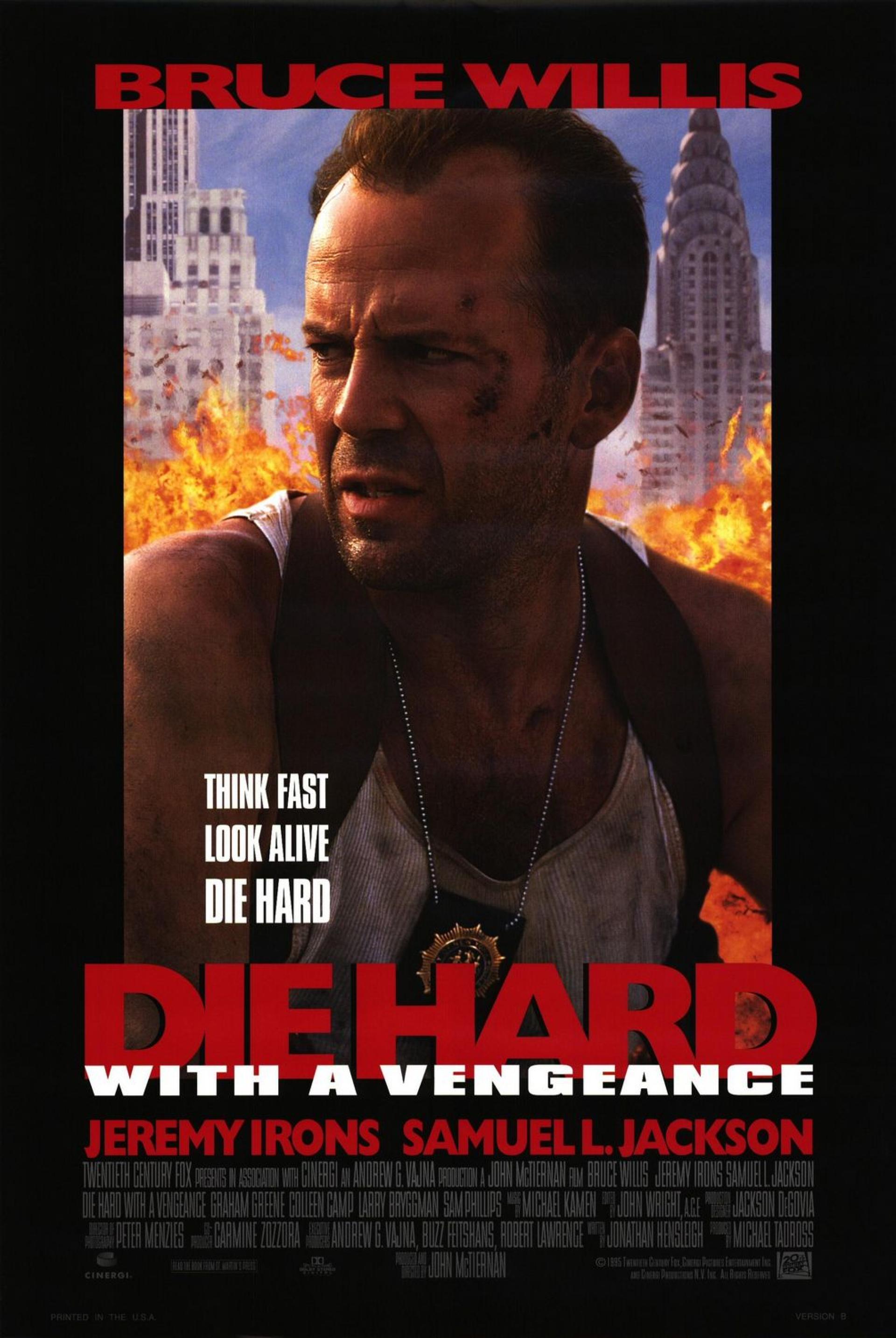 Die Hard with a Vengeance (1995) poster