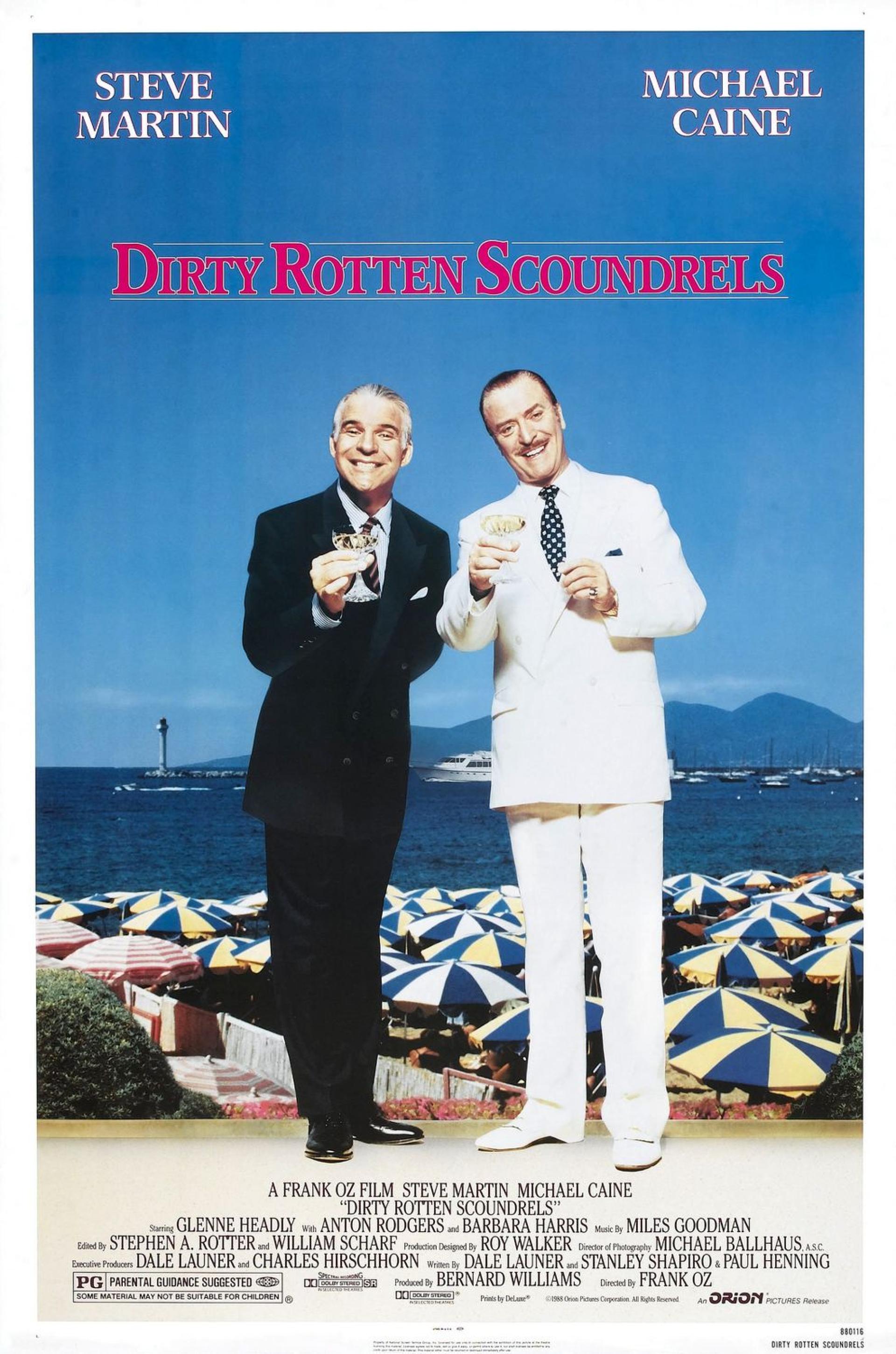 Dirty Rotten Scoundrels (1988) poster