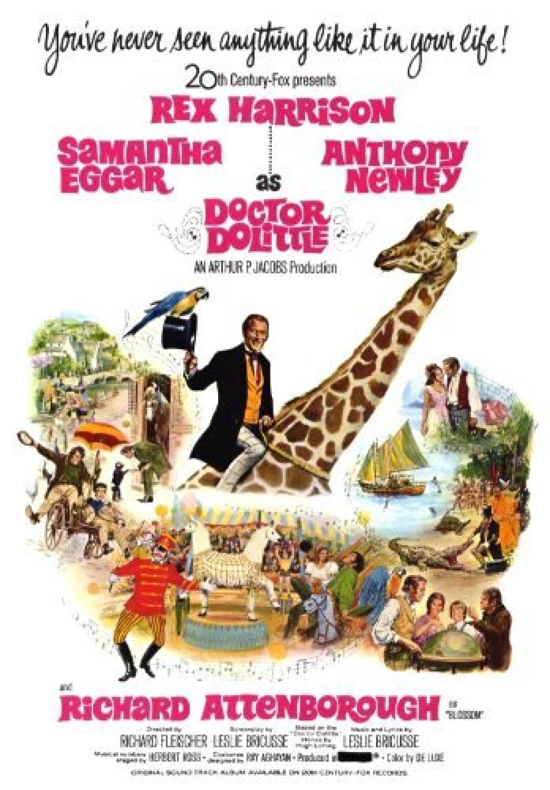 Doctor Dolittle (1967) poster