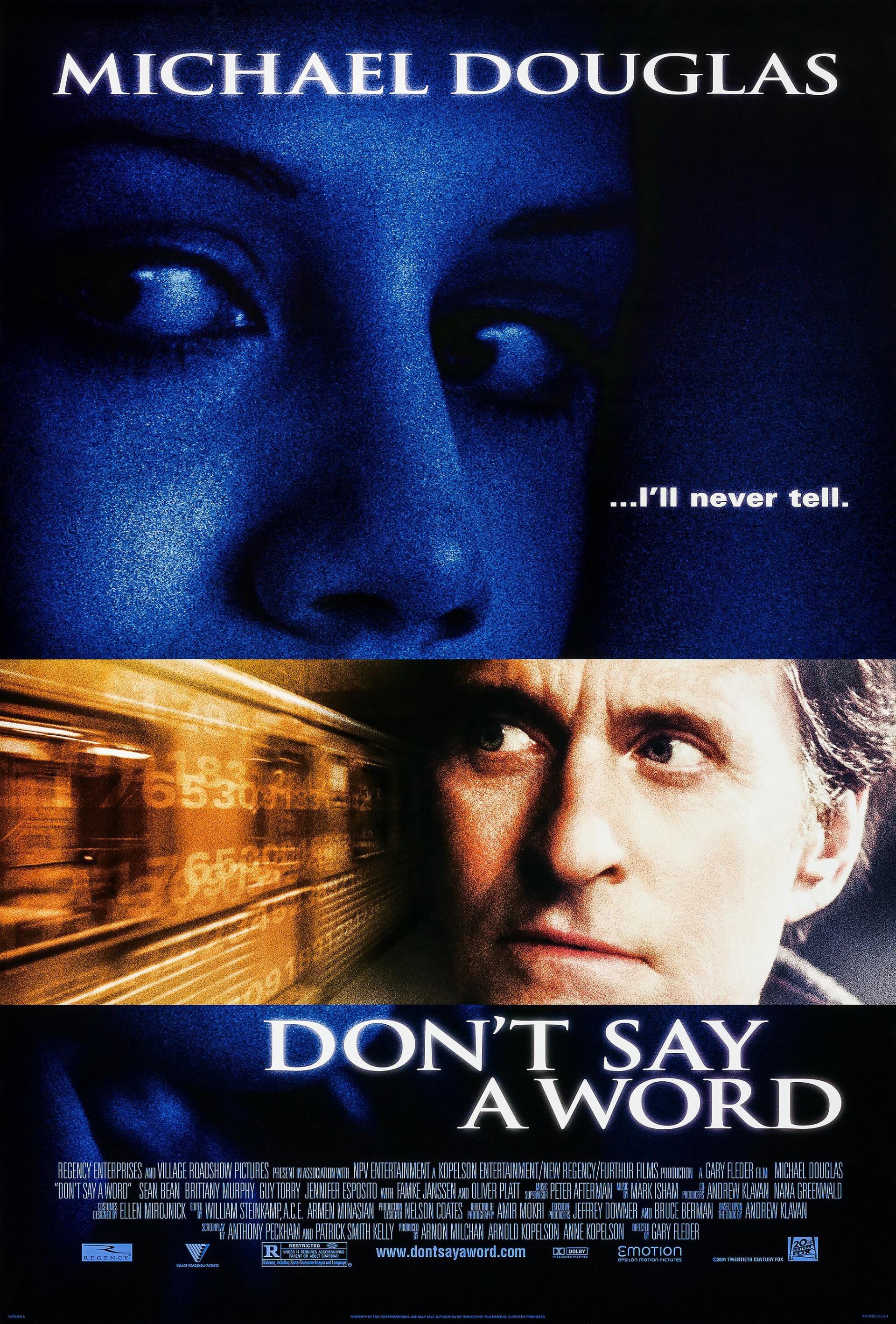 Don't Say a Word (2001) poster