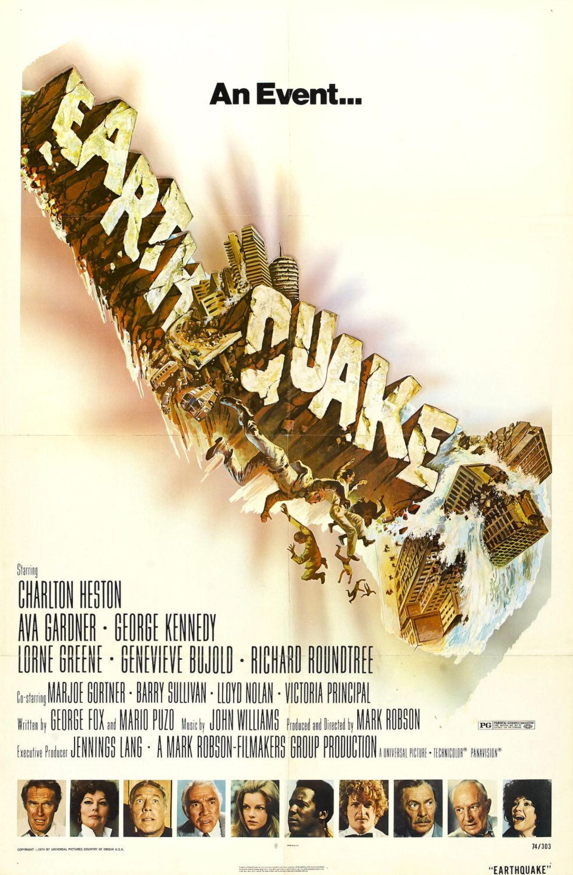 Earthquake (1974) poster