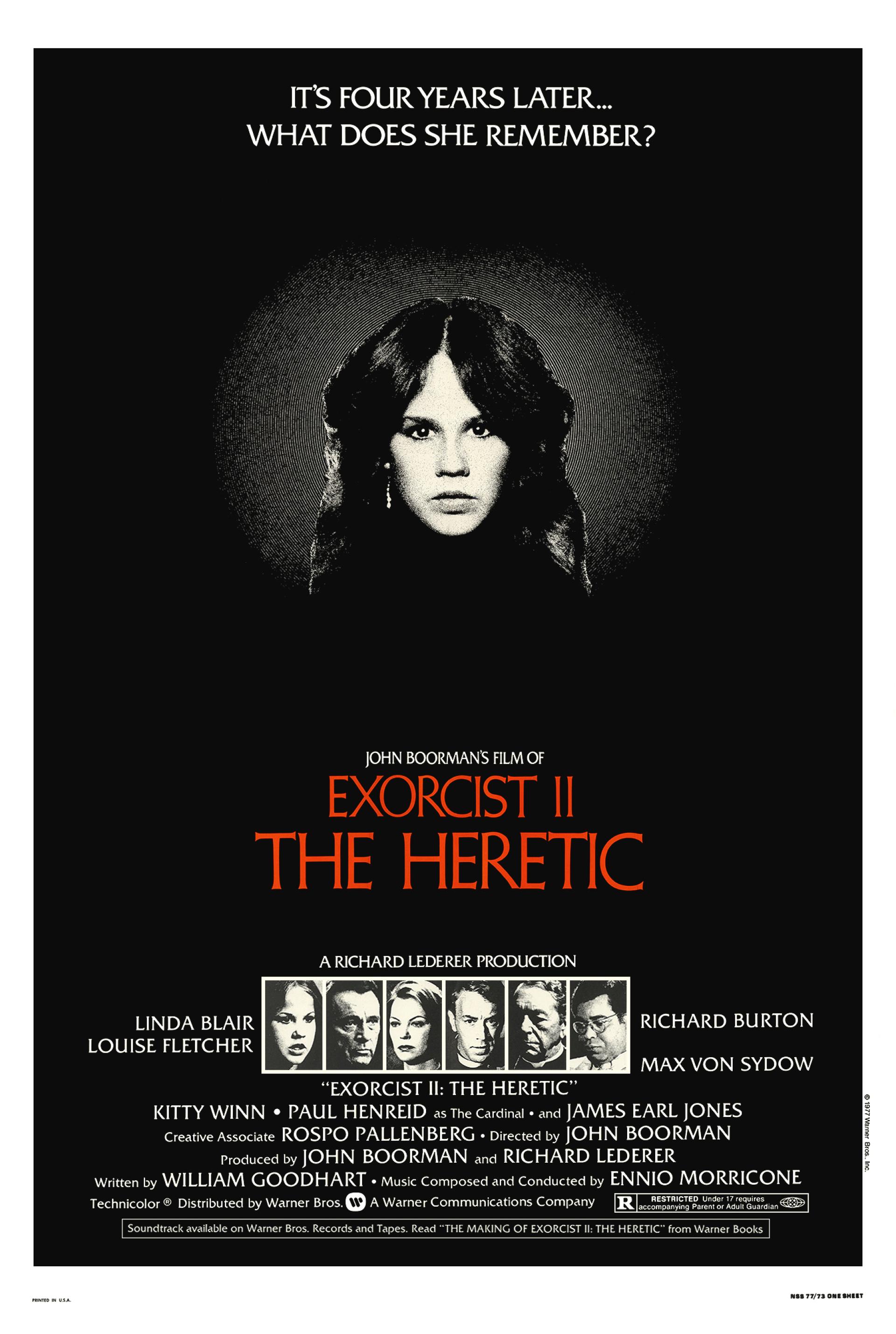 Exorcist II: The Heretic (1977) poster