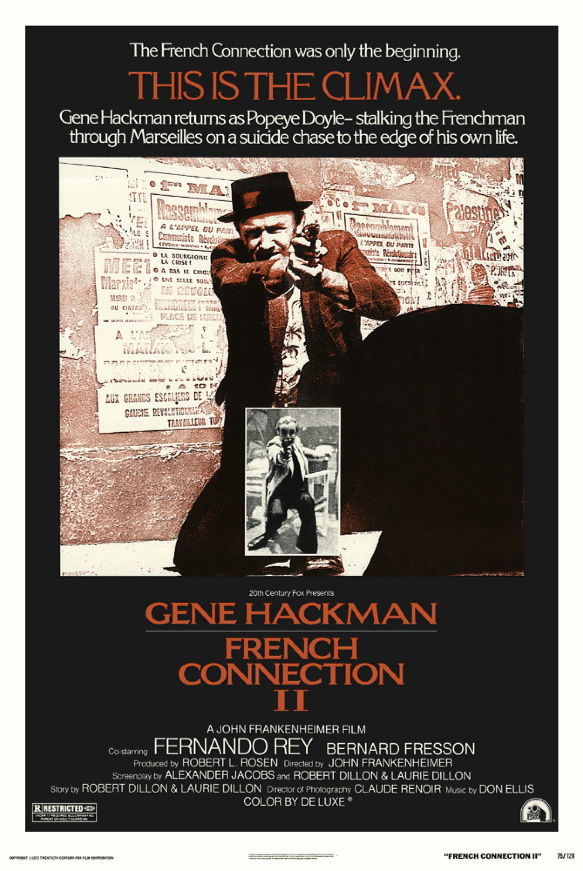 French Connection II (1975) poster
