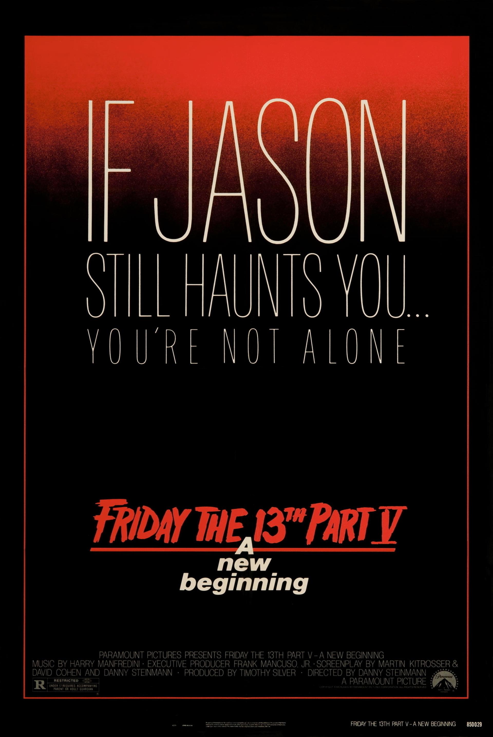 Friday the 13th: A New Beginning (1985) poster