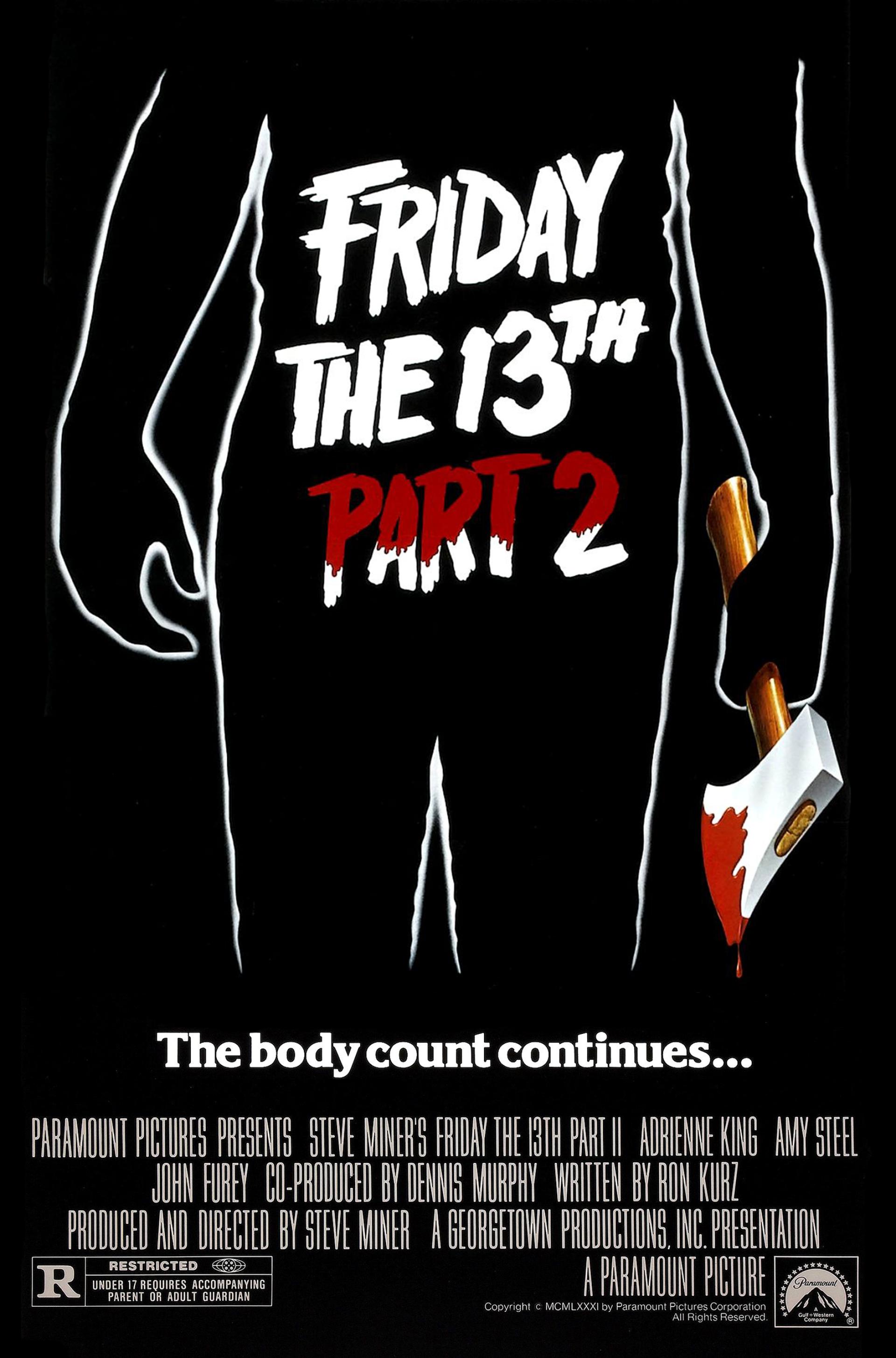 Friday the 13th Part 2 (1981) poster