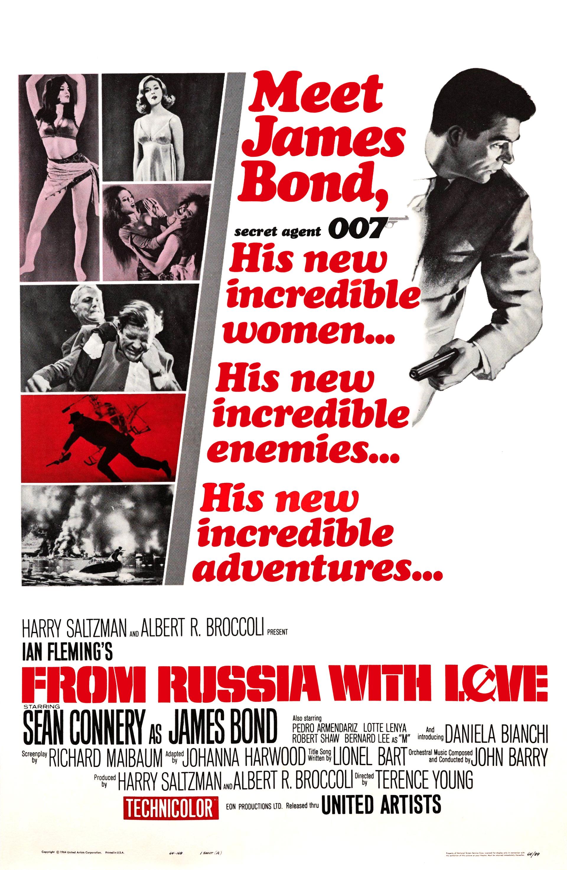 From Russia with Love (1963) poster