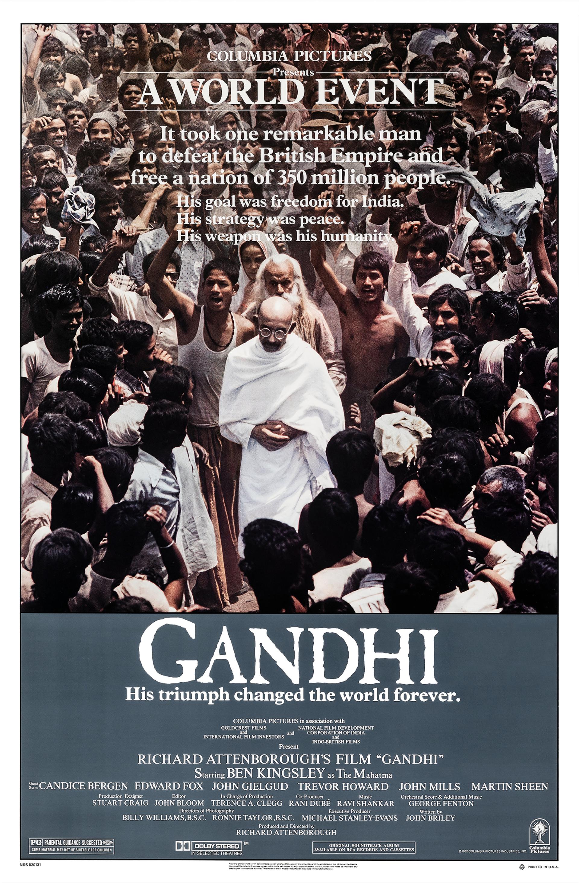 Gandhi (1982) poster