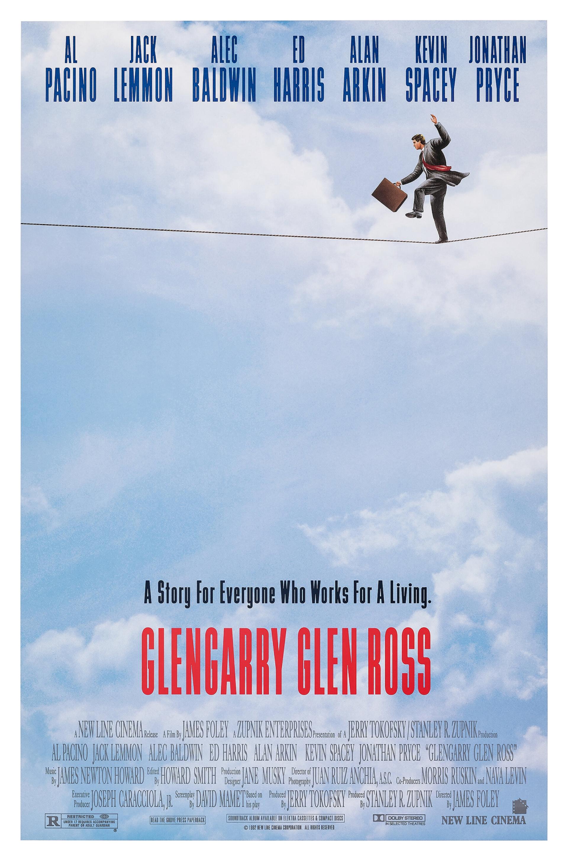 Glengarry Glen Ross (1992) poster